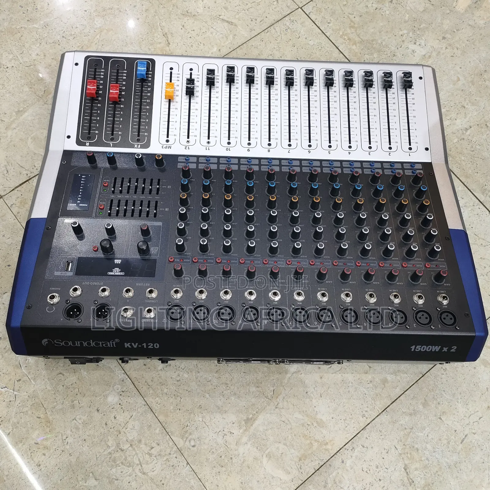 12 Channels Sound Craft High Performance Powered Mixer(Usb, Bluetooth)