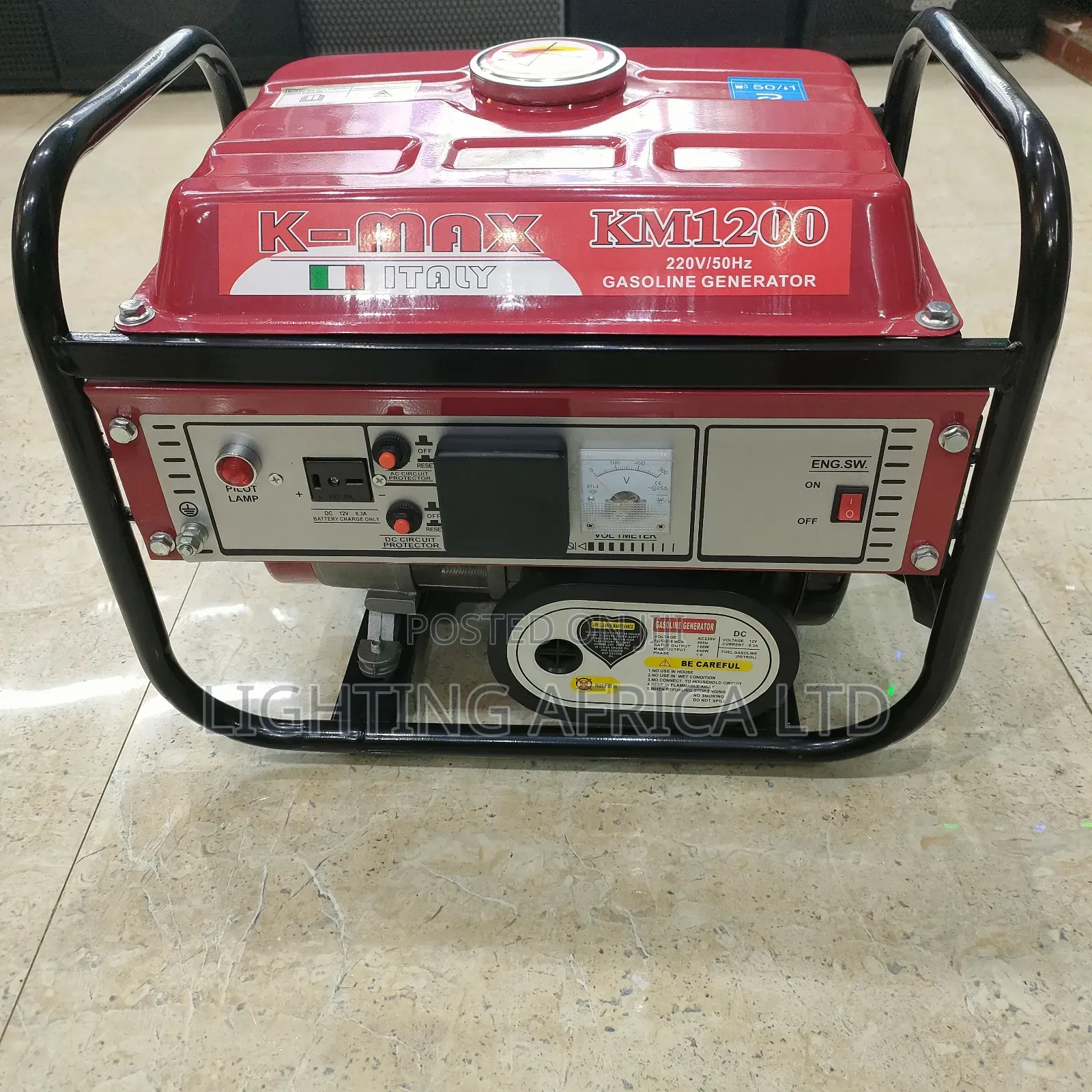 1kva Petrol Engine 2 Stroke Kmax Generator Rope Start