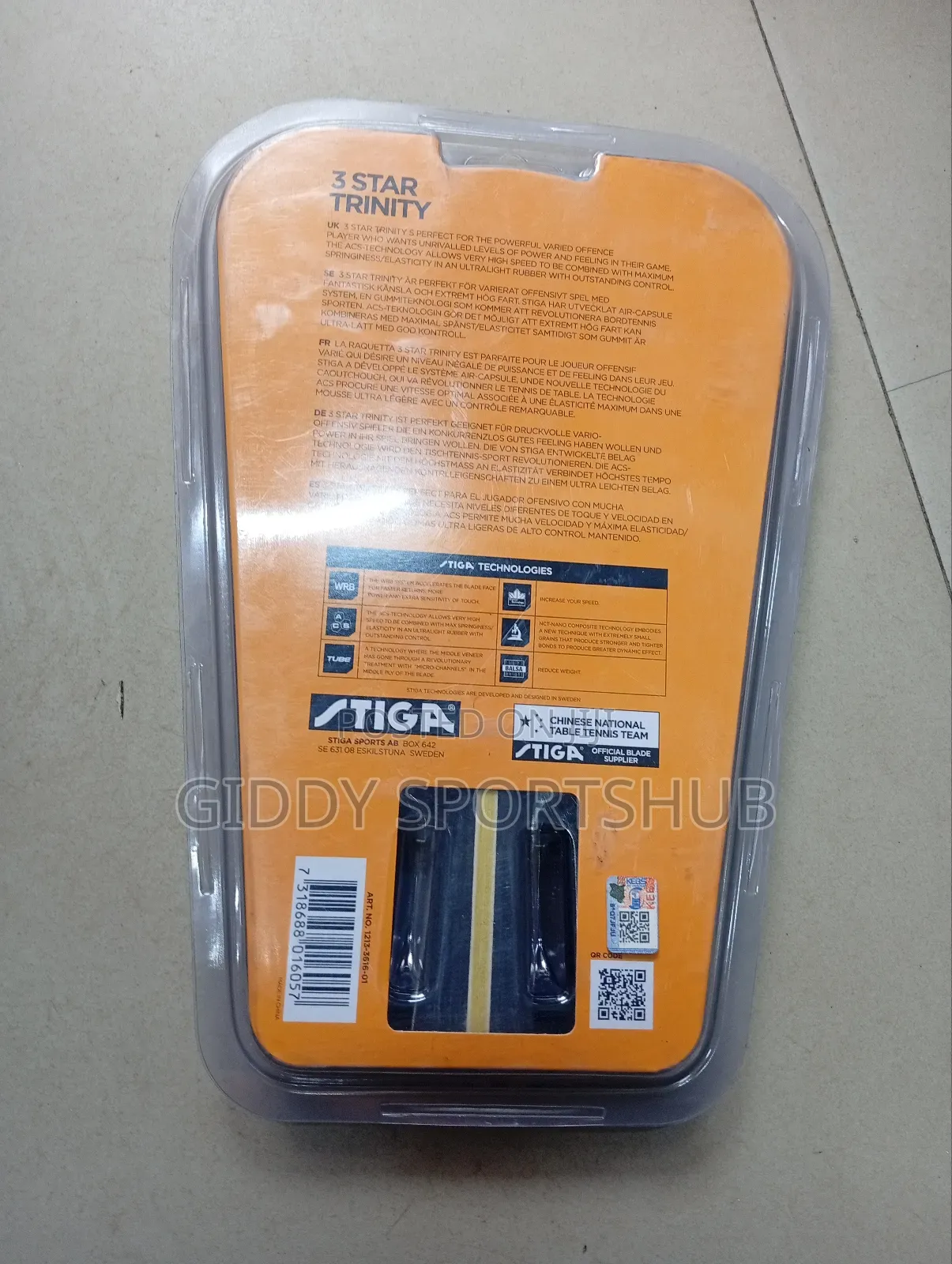 Table Tennis Bat (Stiga)