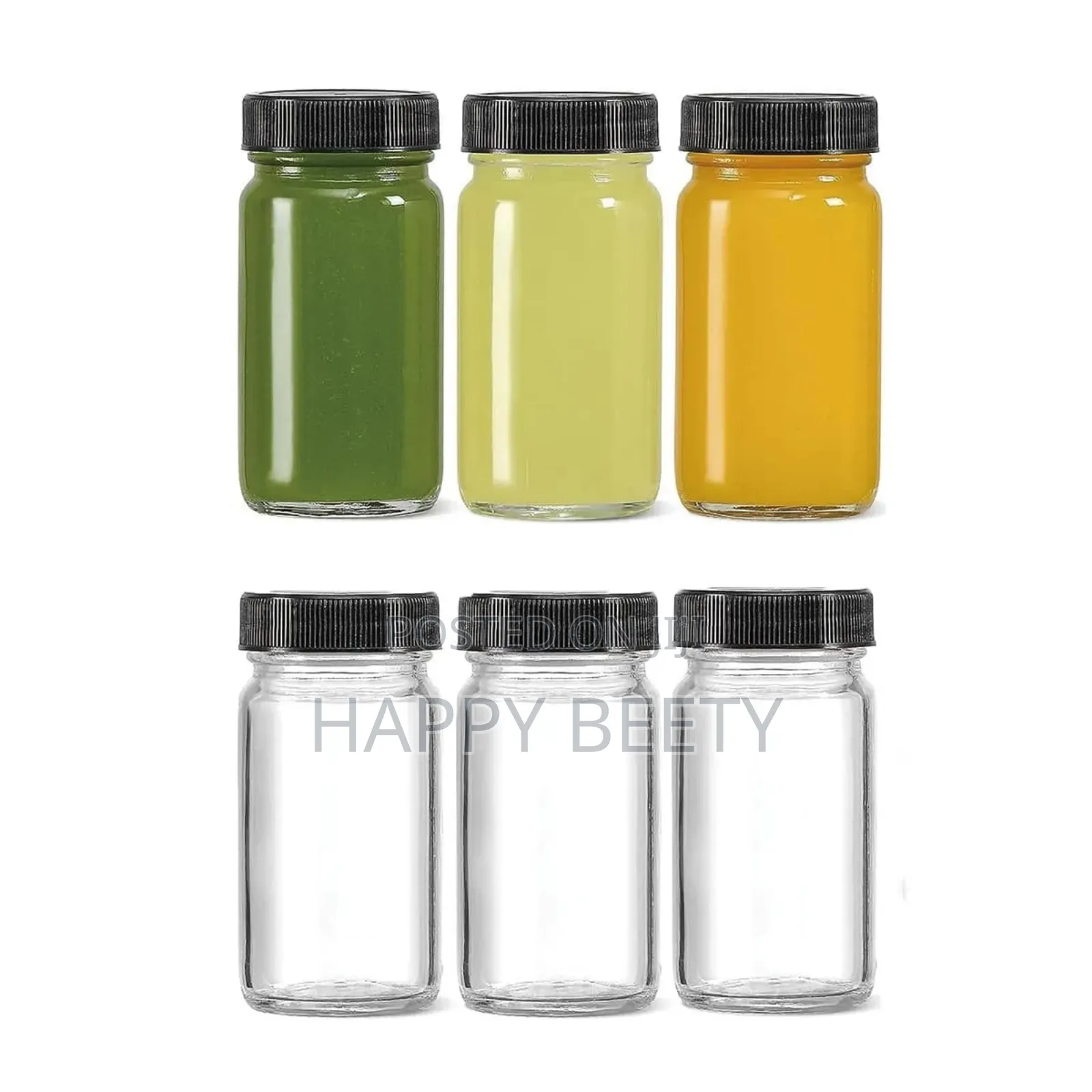 Set Of 5 Pcs Ginger Shot Glass Bottle