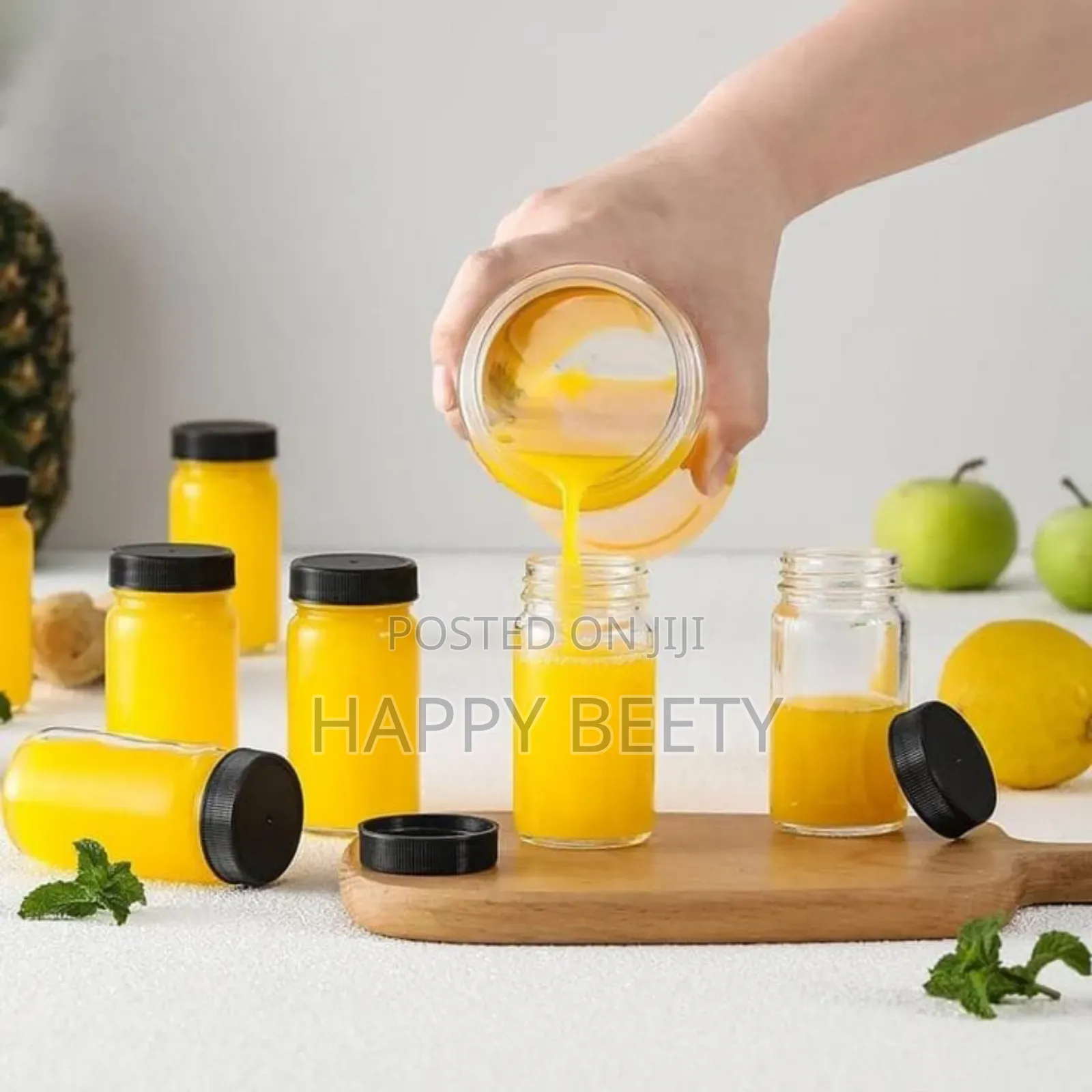 Set Of 5 Pcs Ginger Shot Glass Bottle