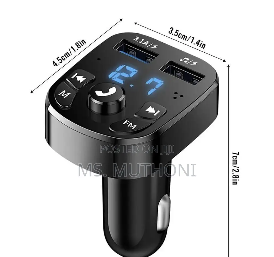 Car Bluetooth Device With Call Receiver,Hands Free Call Fm T