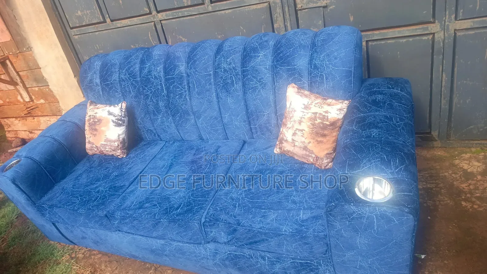 Blue Quality Three Seater Sofa Available for Sale