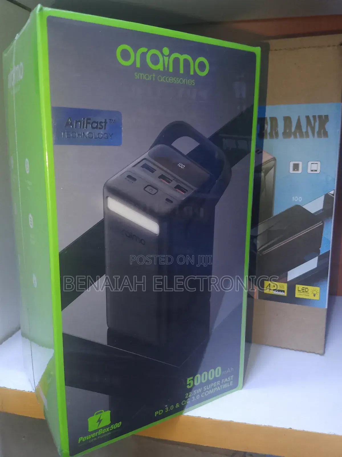 Portable 50000 Mah Oraimo Powerbank 22.5 Wts,5a Fast Charge