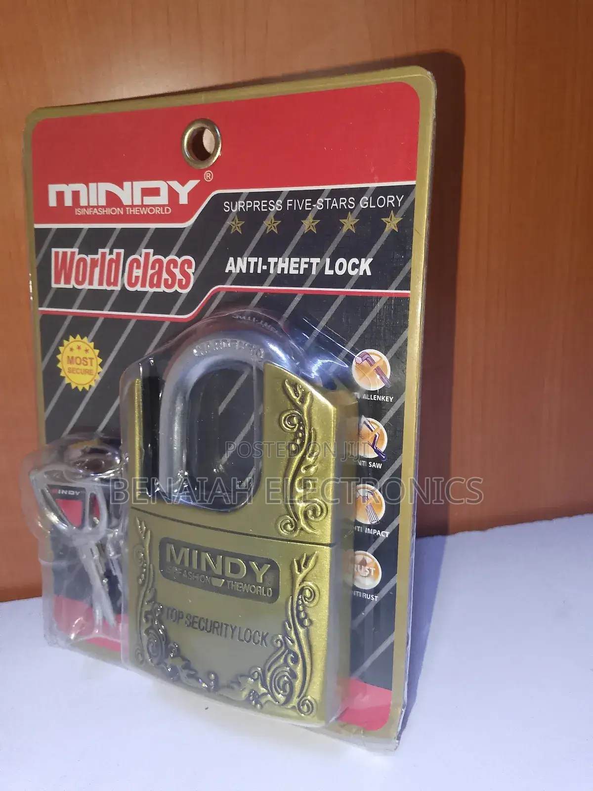 Mindy Padlock 60 Mm.3 Keys,Most Trusted Padlock