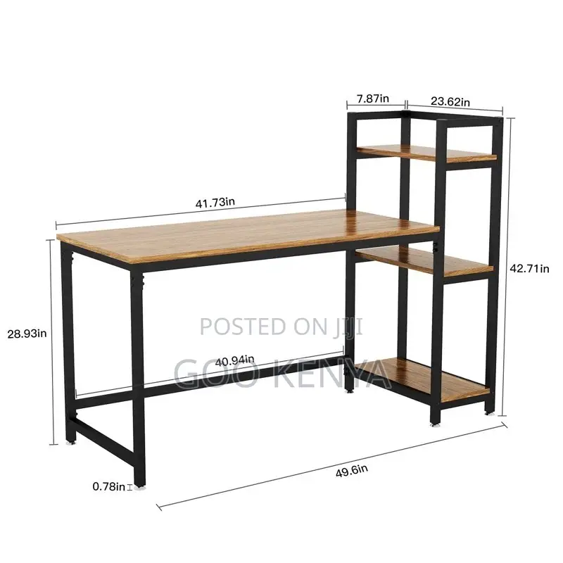 Office Desk ; 126cm Rectangle Writing Desk