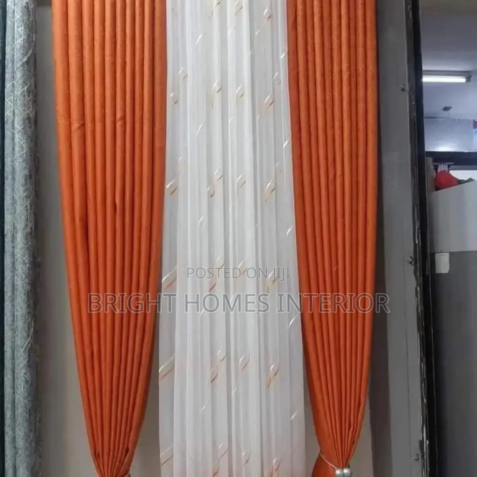 Orange Curtain Beautiful Orange Curtain Available