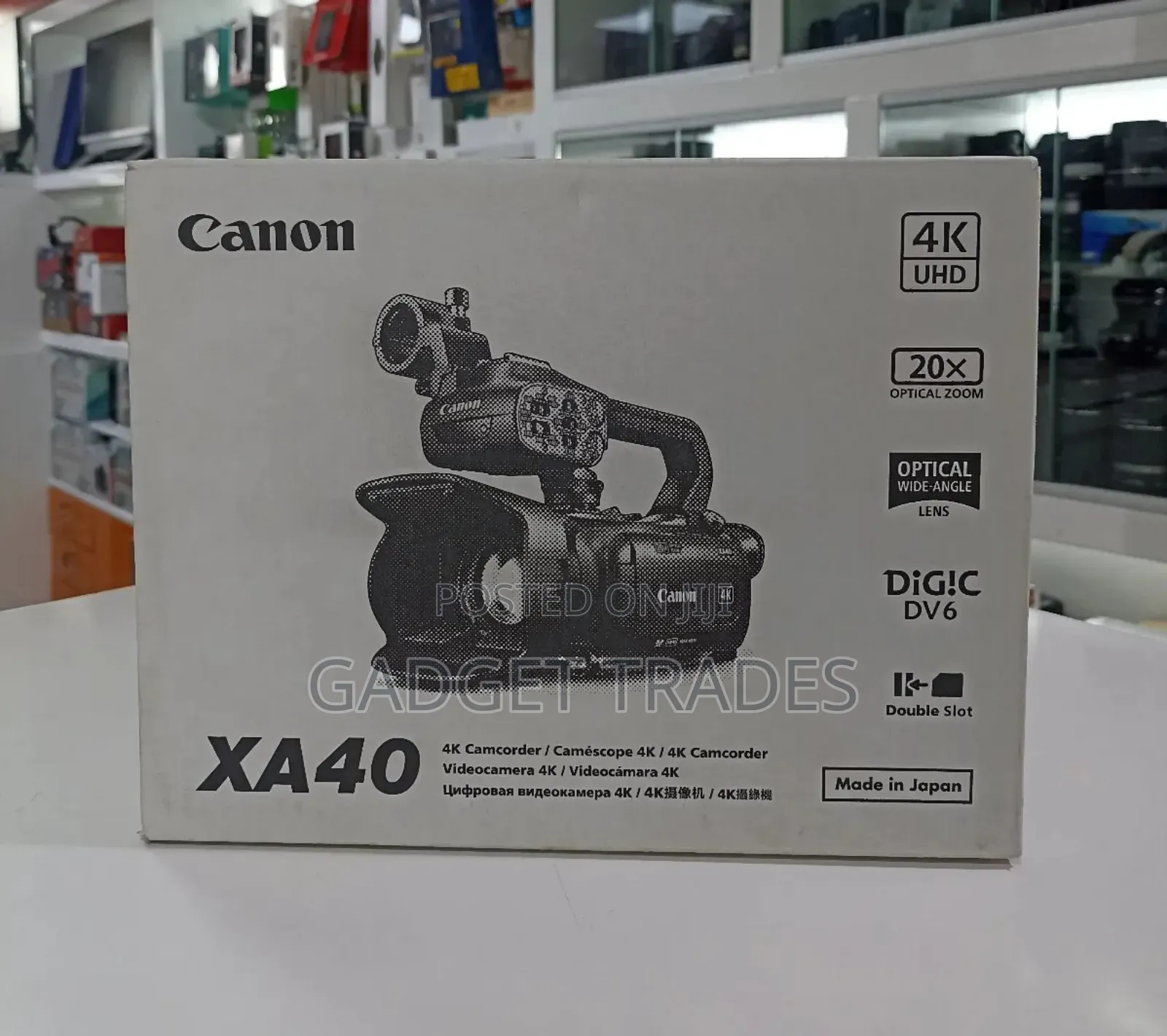 Canon Xa40 Professional Uhd 4k Camcorder