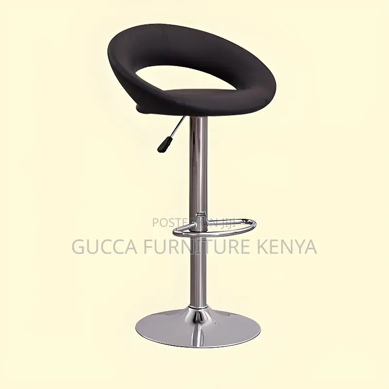Office Chair:Multi-Level Swivel Black Round Office Stool