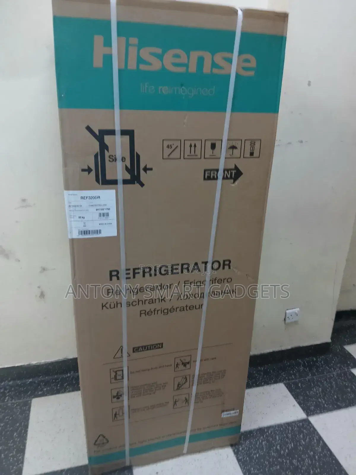 Hisense Ref320dr 320litres Double Door Fridge