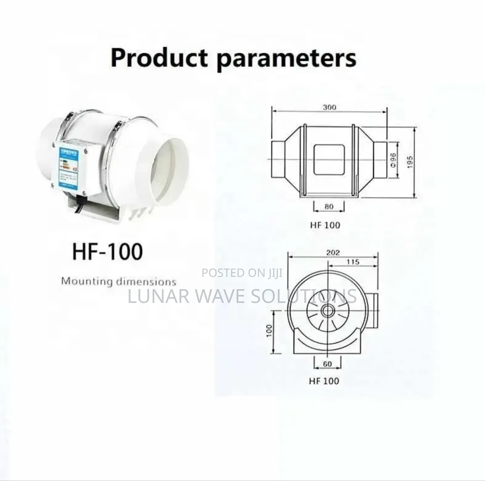 In-Line Extractor Fan