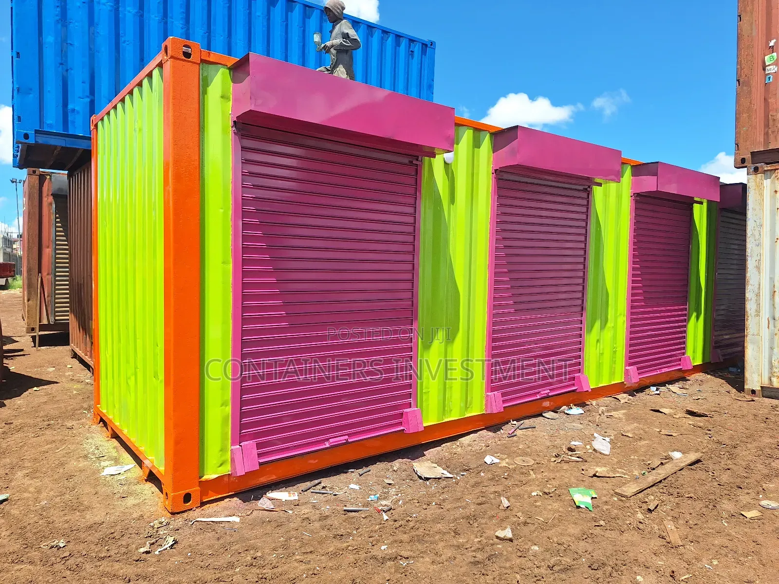 40ft Container Stalls for Sale- Containers Real Deal.