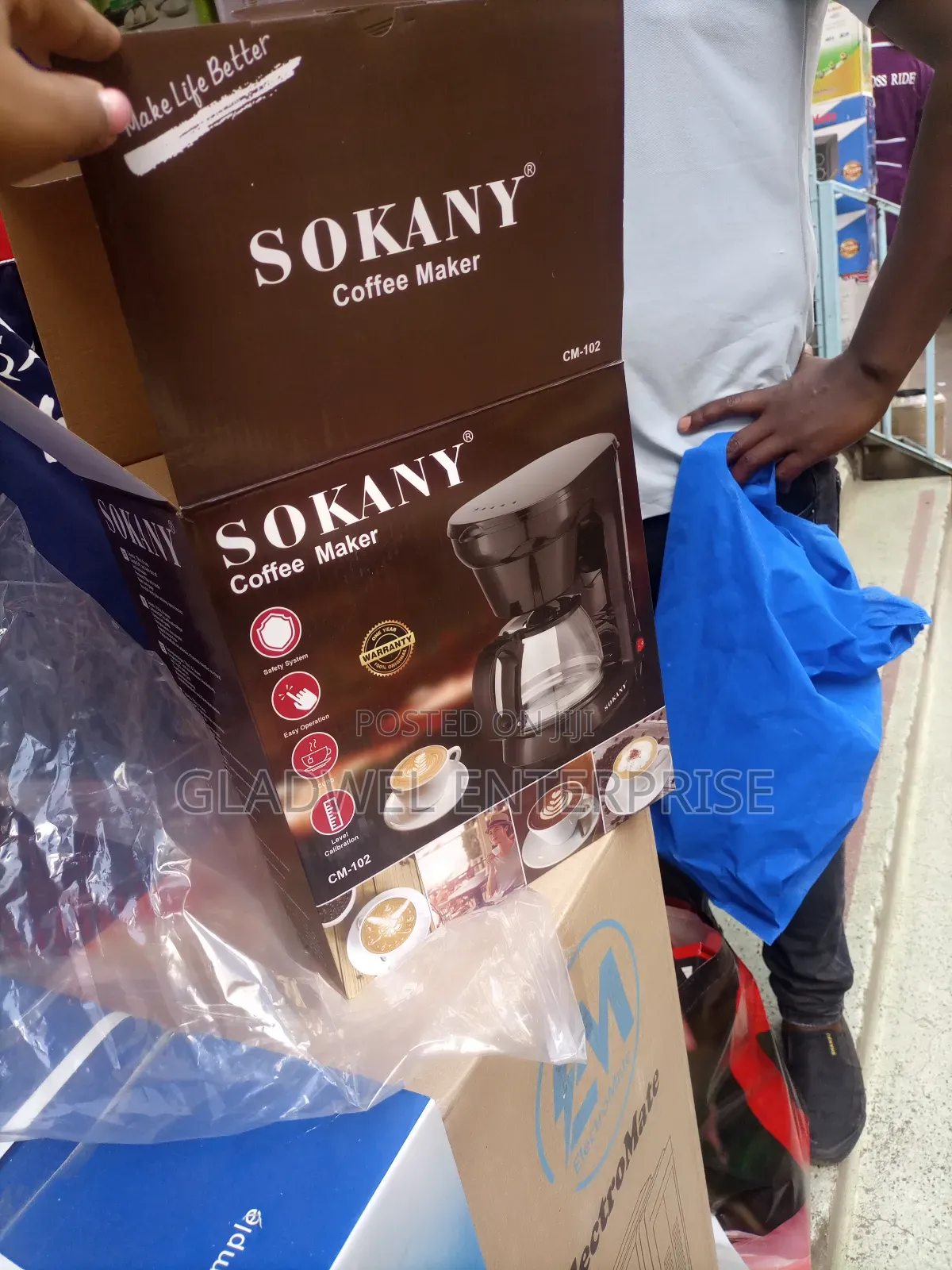 Best Quality Domestic Sokany Coffee Maker