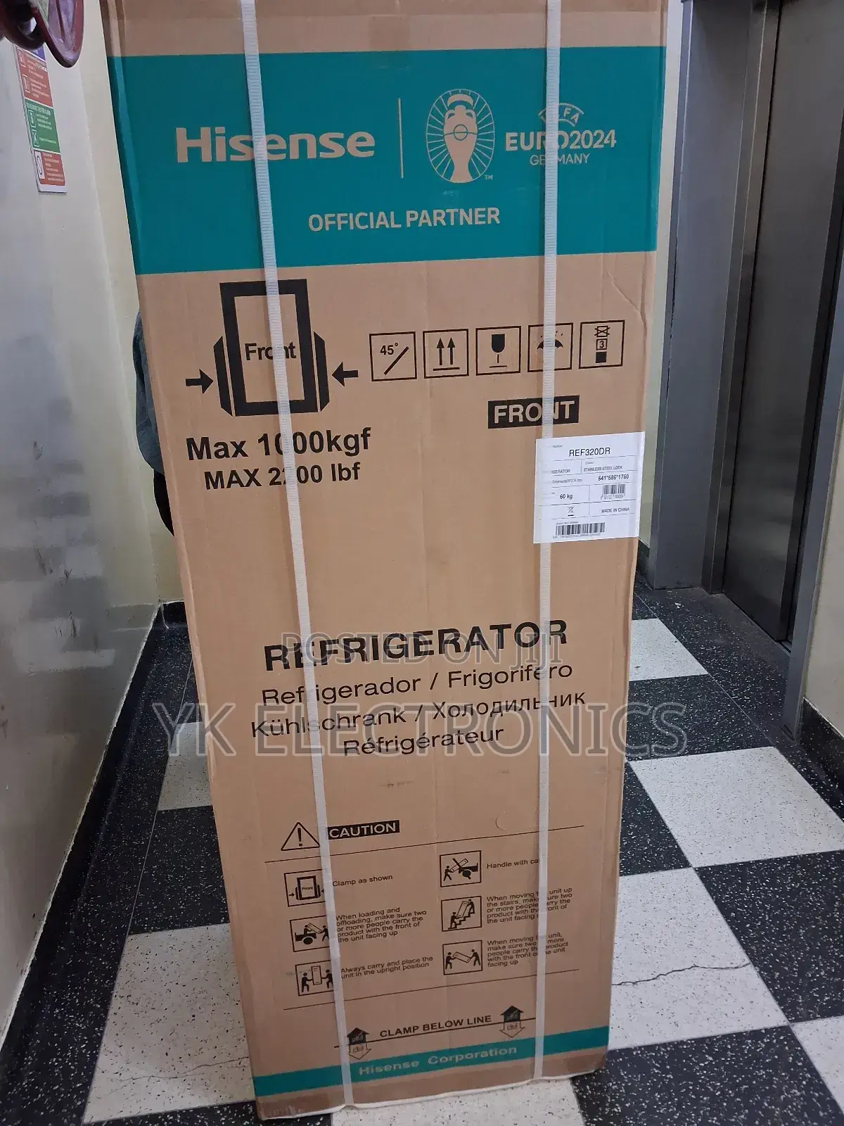 Hisense Ref320dr 320l Double Door Fridge