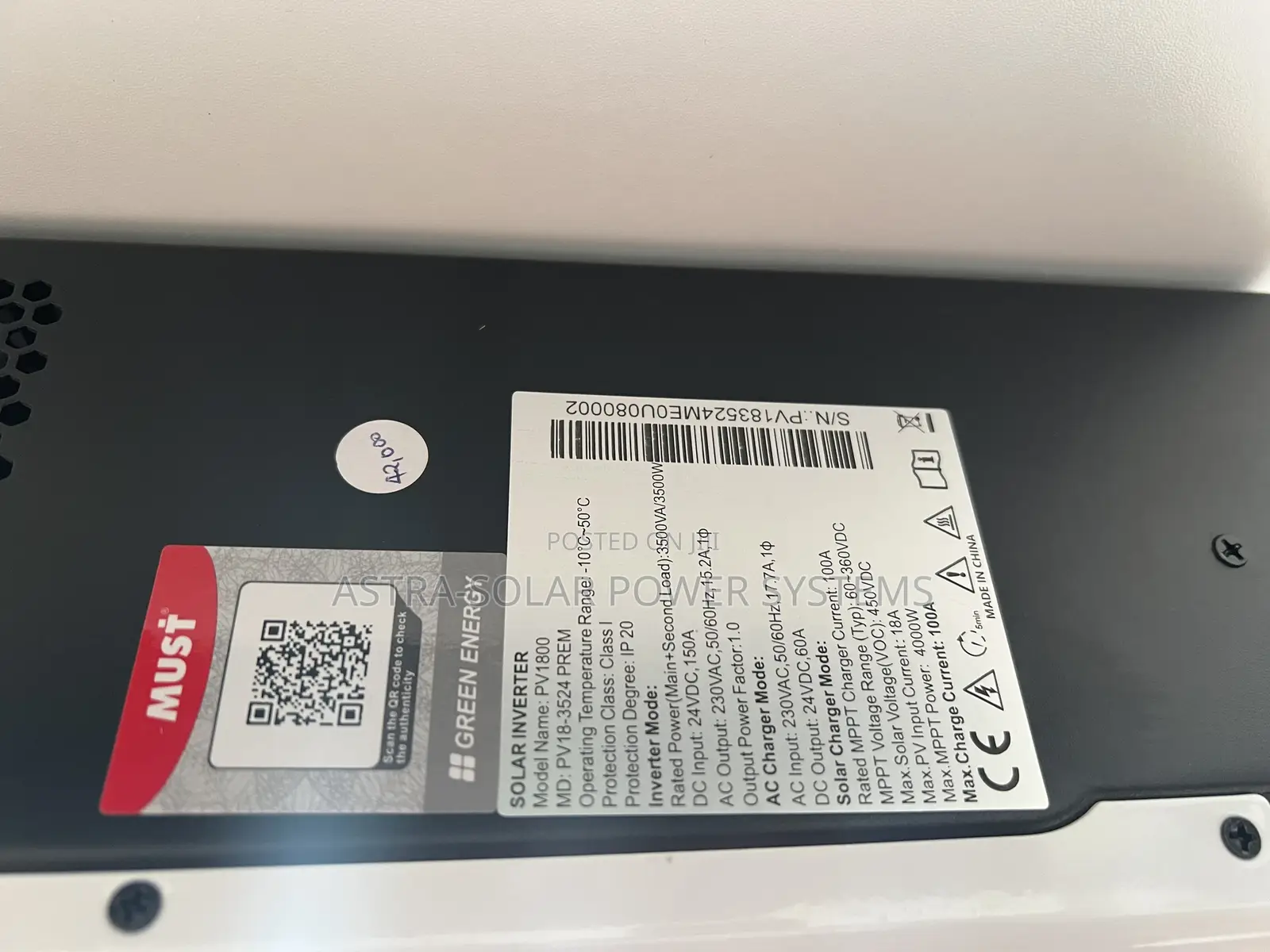 Must 3.5kva 24v Hybrid Inverter