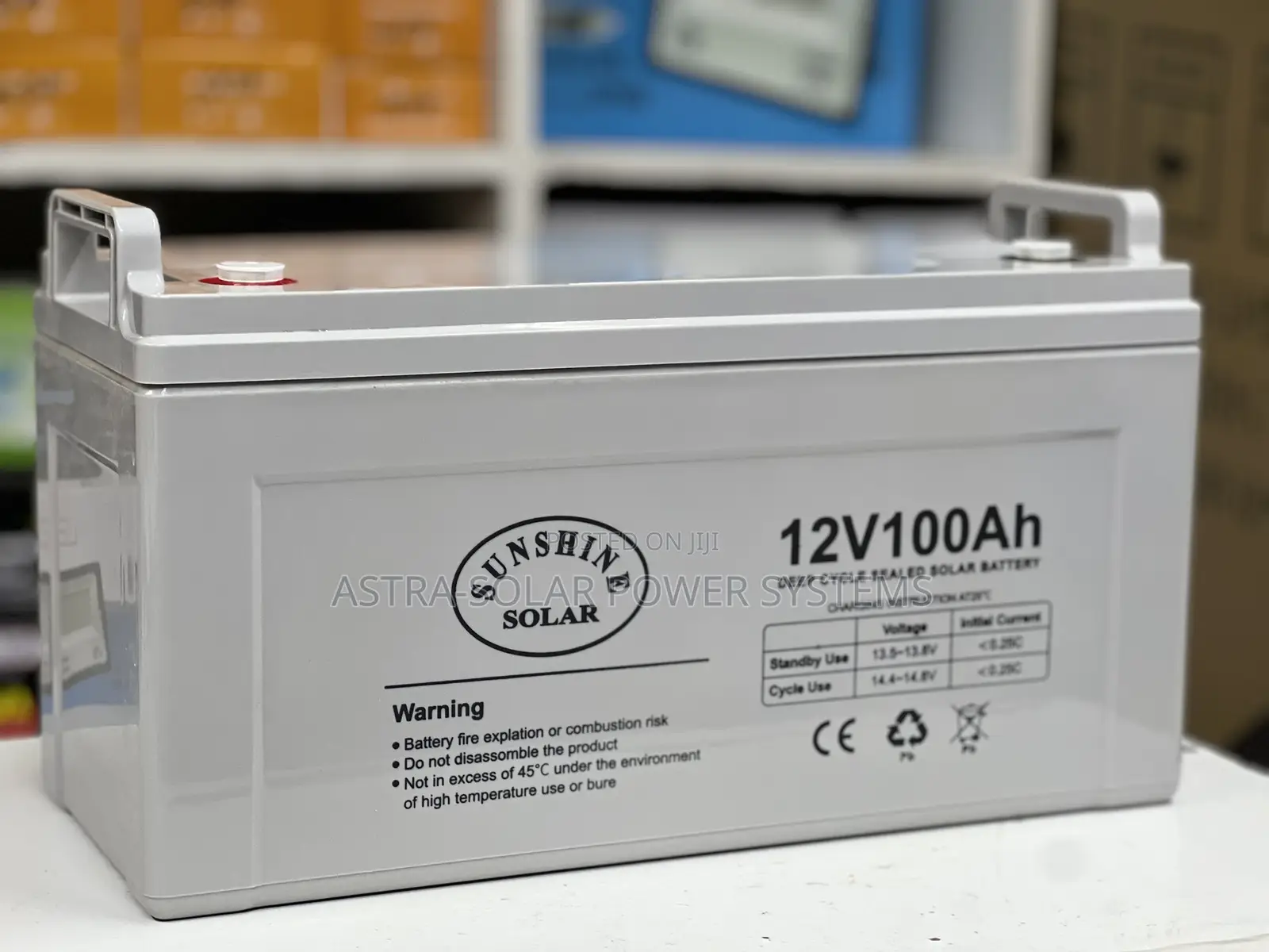 Sunshine Solar 12v 100ah Gel Battery