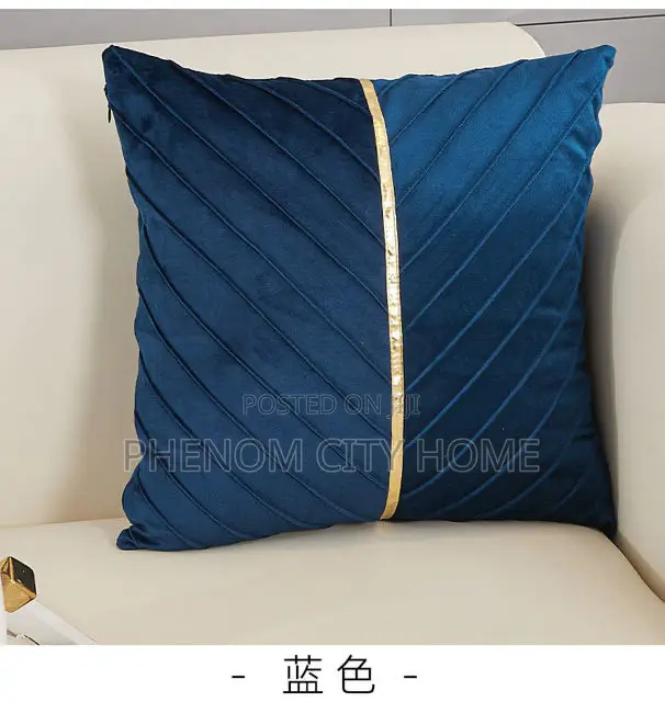 Soft Velvet Gold Cushion Throw Pillow Covers