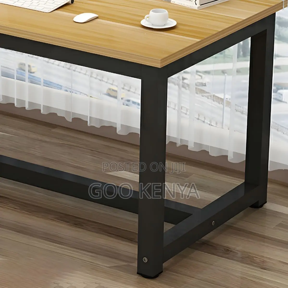 Office Desk ; Wooden Top Modern Writing Desk