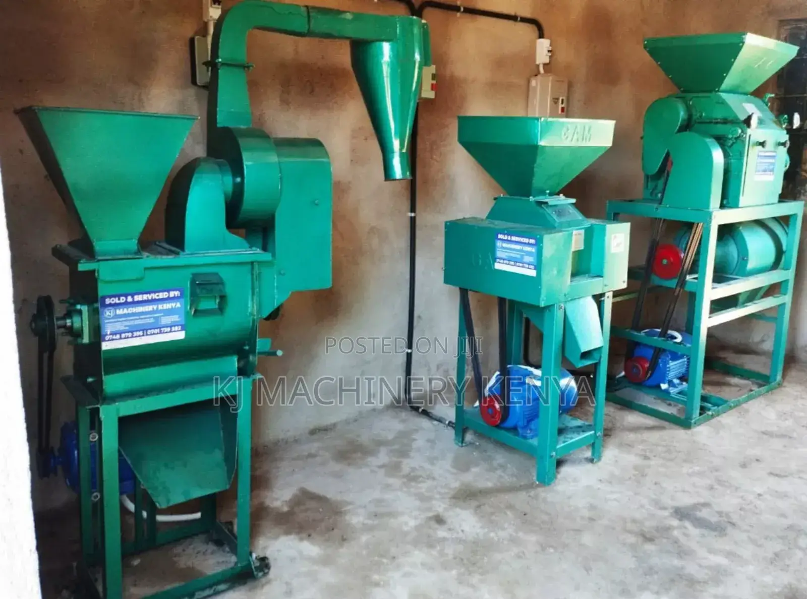 A Set Of Roller Mill Assemble With Crusher, Huller Stocked