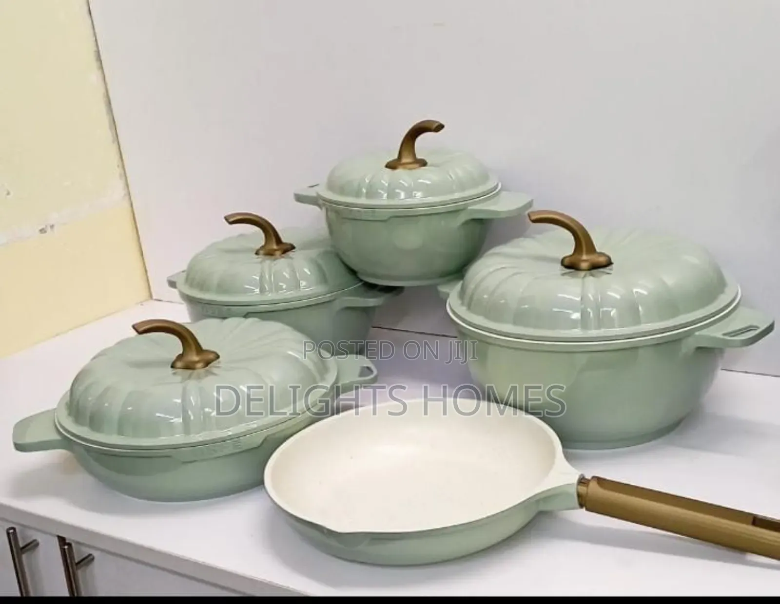 9pcs Usfe Pumpkin Granite Cookware Set-Alp