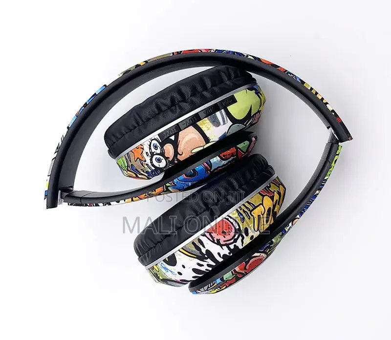 Graffiti Bluetooth Headphones Wireless Headsets