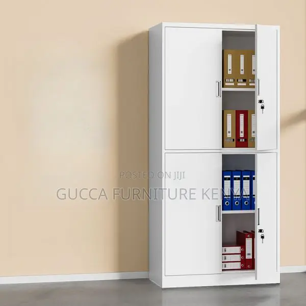 Office Cabinet:4-Door Storage Cabinet With Tough Durability