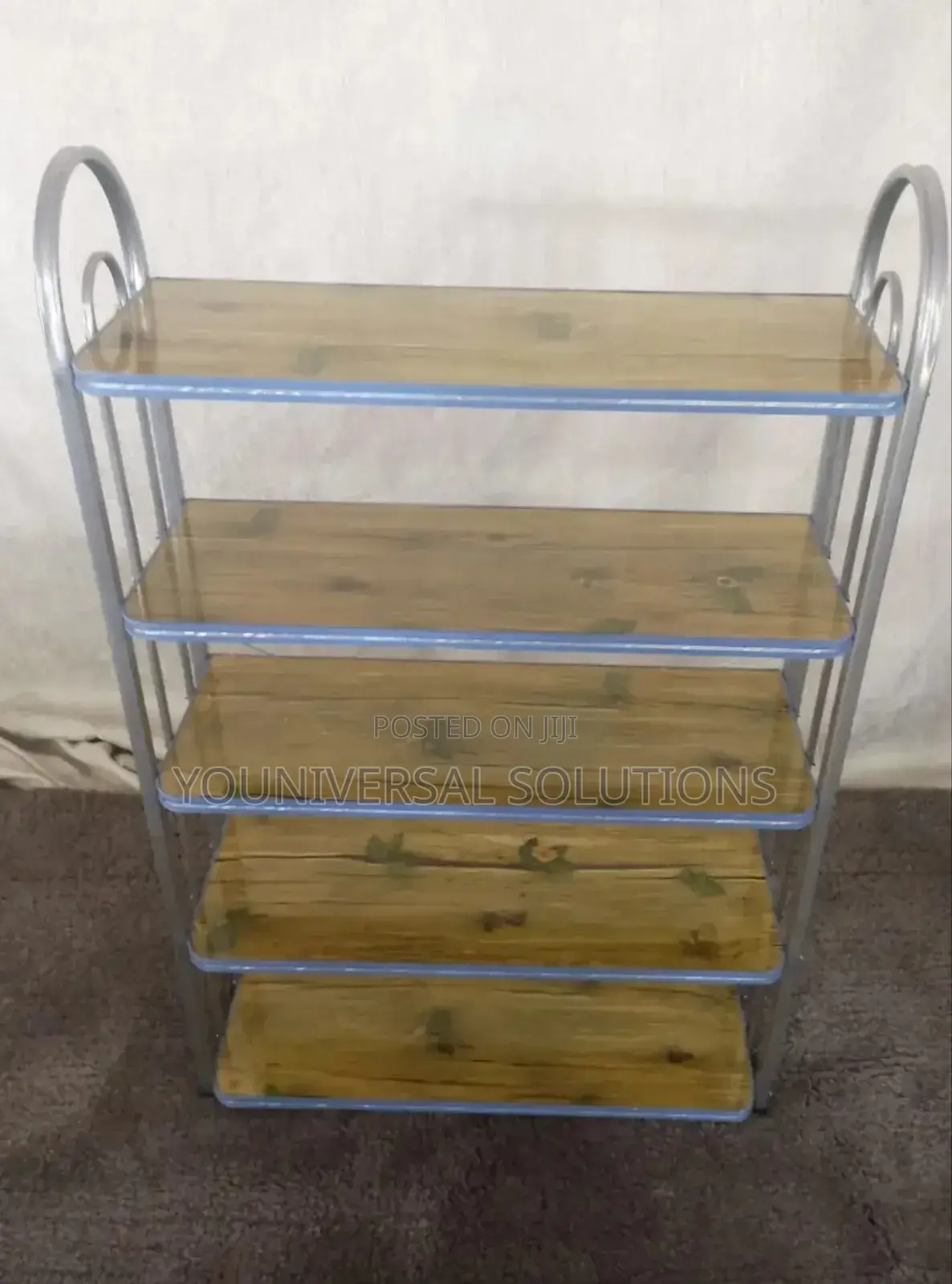 5 Tier Wooden Imported Shoe Rack