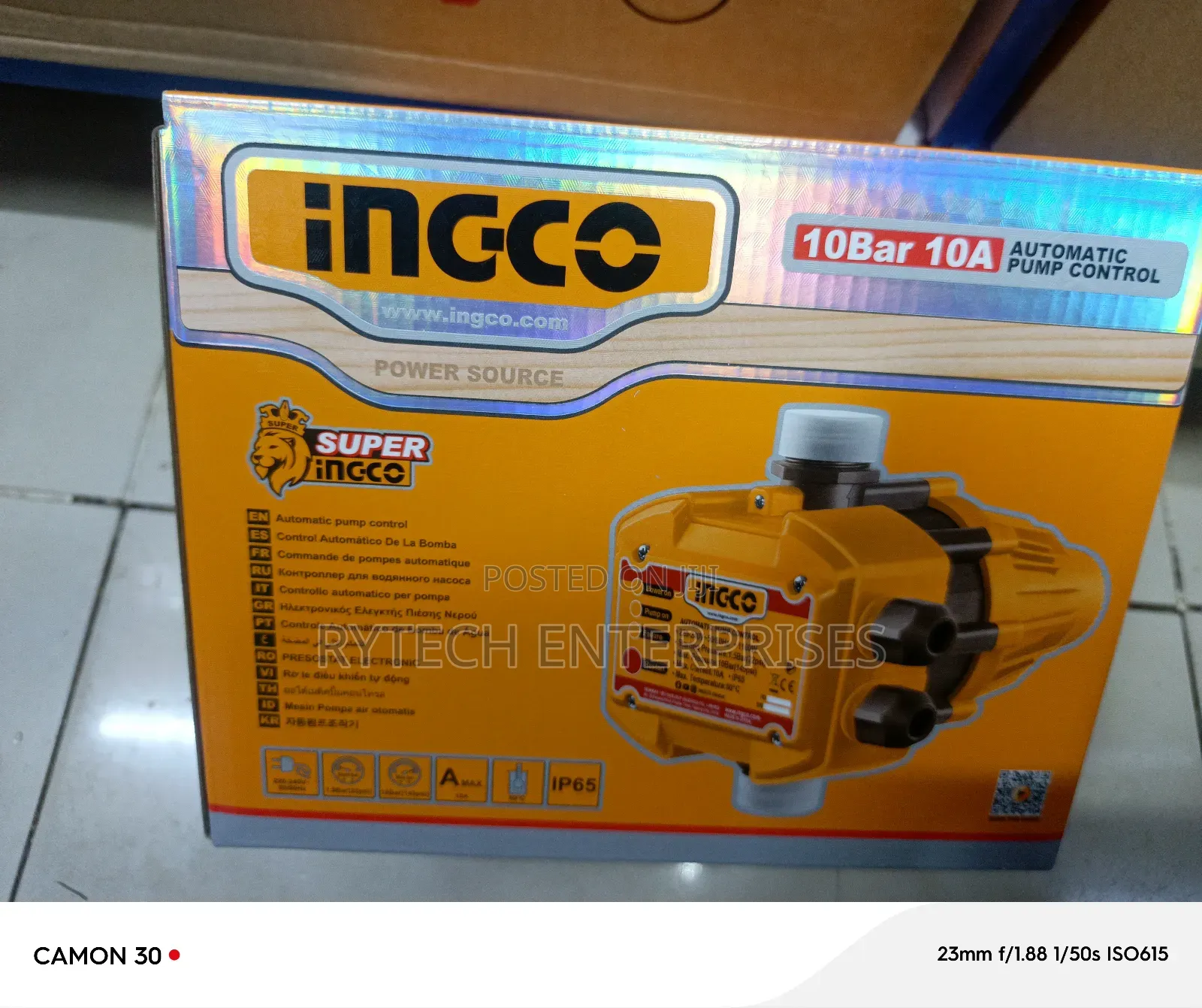 Automatic Pressure Control Ingco