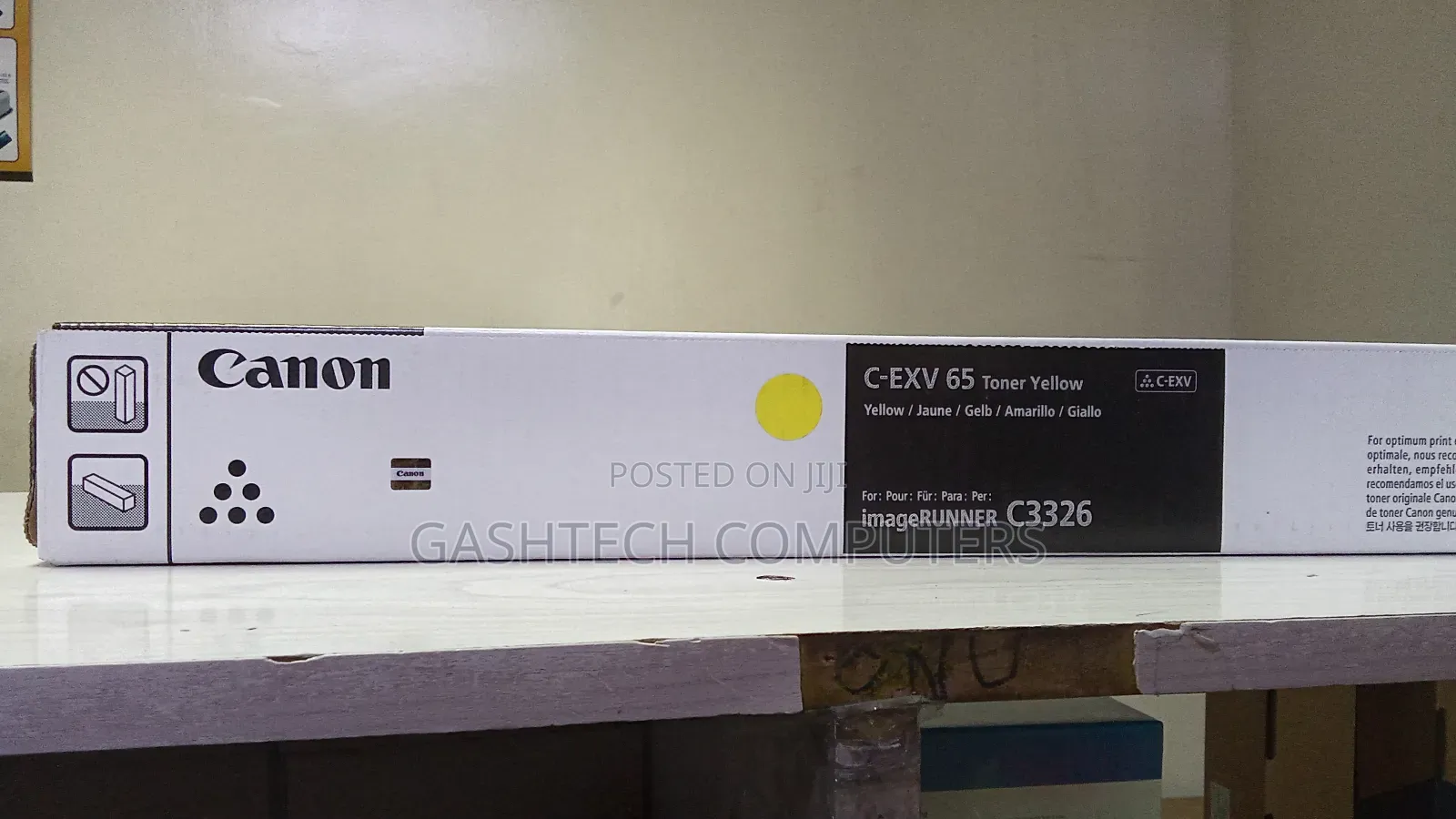 65 Yellow Canon Original Tonner for Image Runner