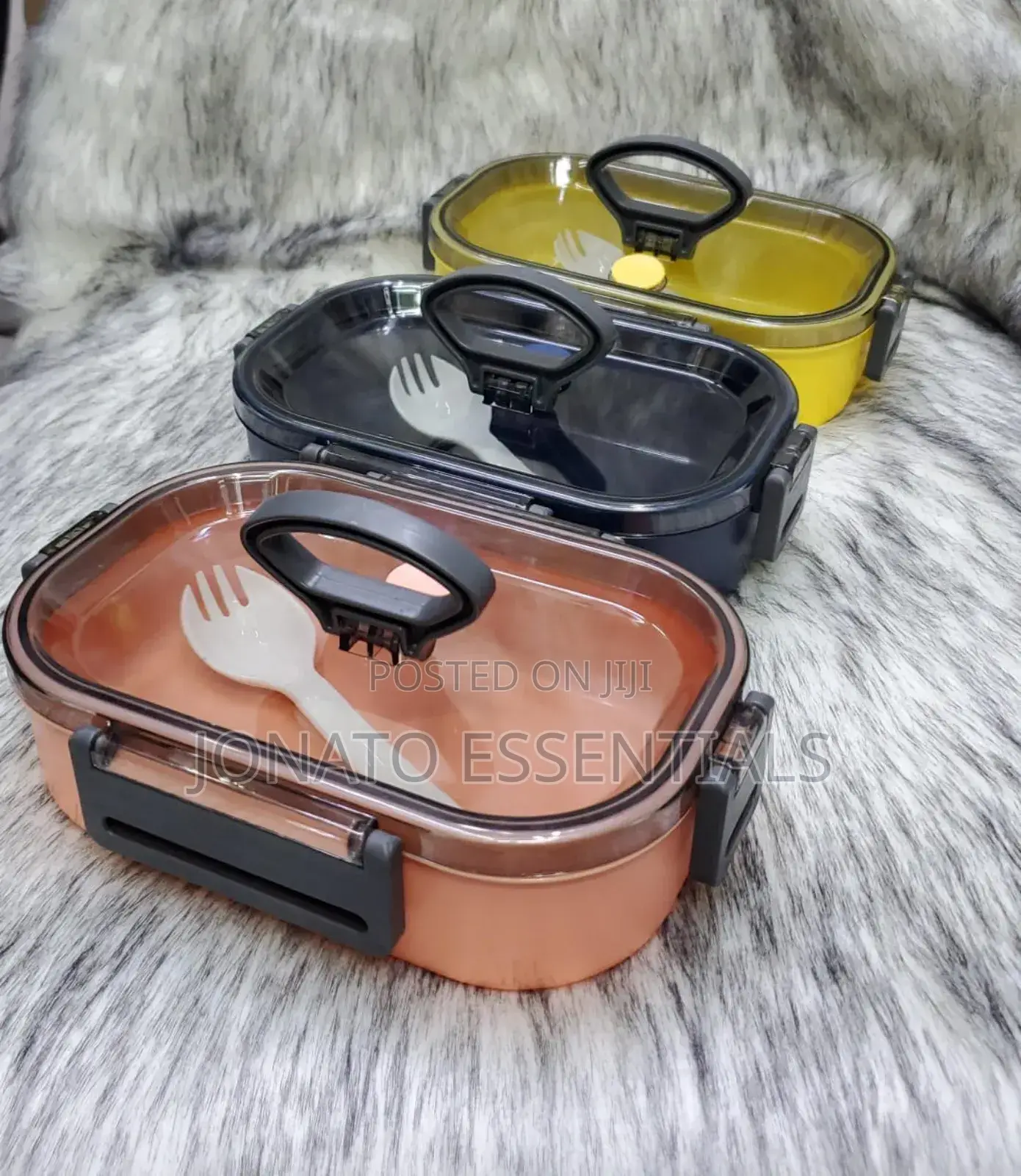 Leakproof Lunch Box – 450ml With Spoon Handle