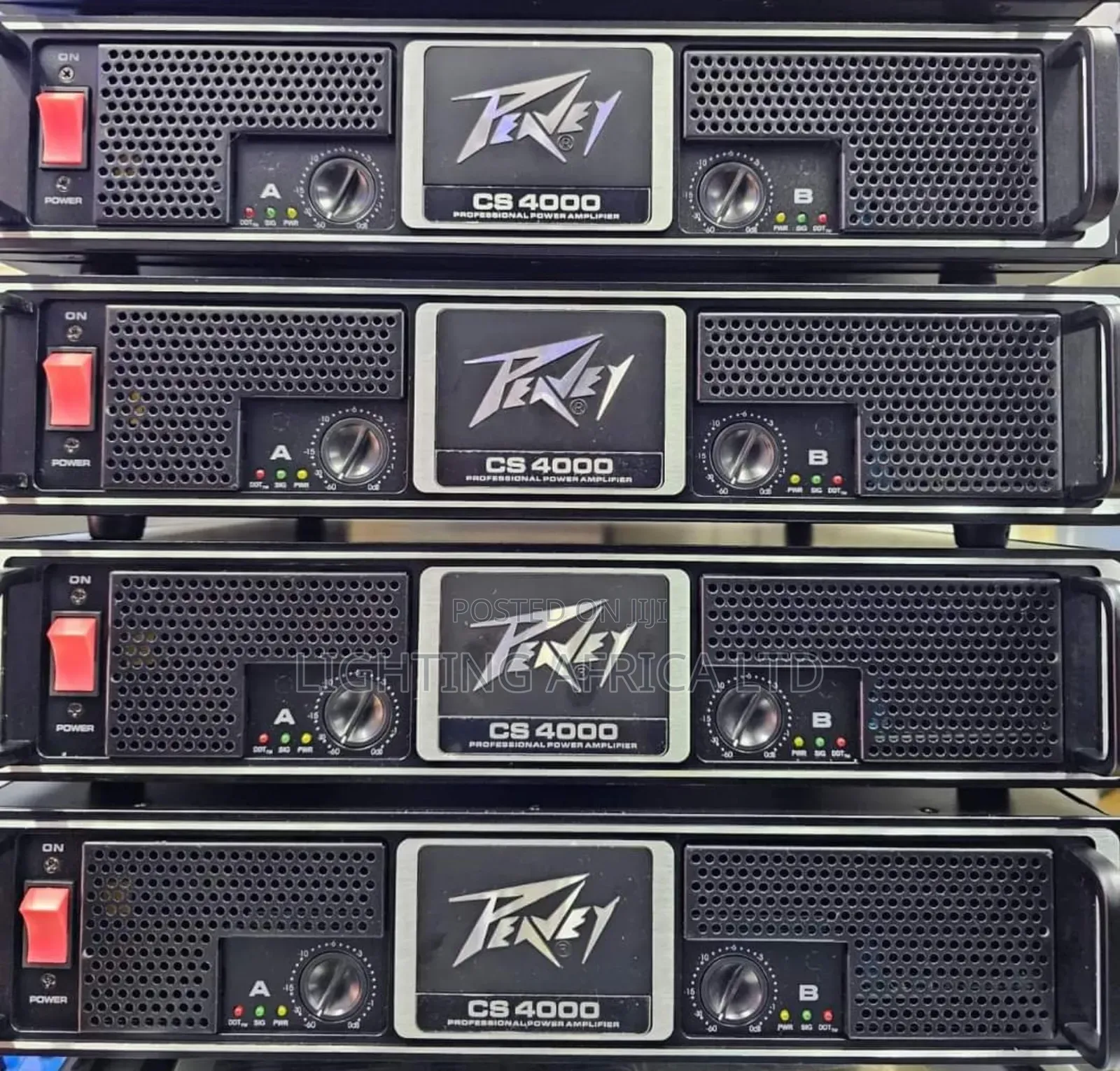 Peavey Cs 4000 Usa Powered Amplifier With 2 Output Channels