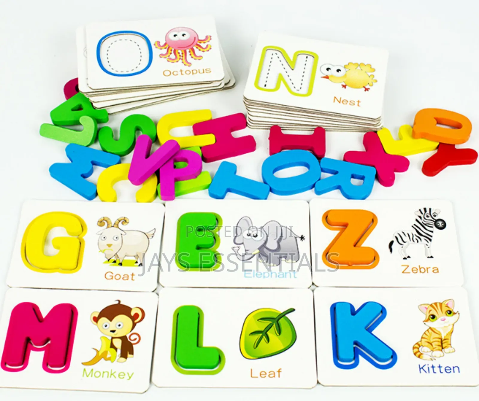 Montessori English Letter Learning Cards