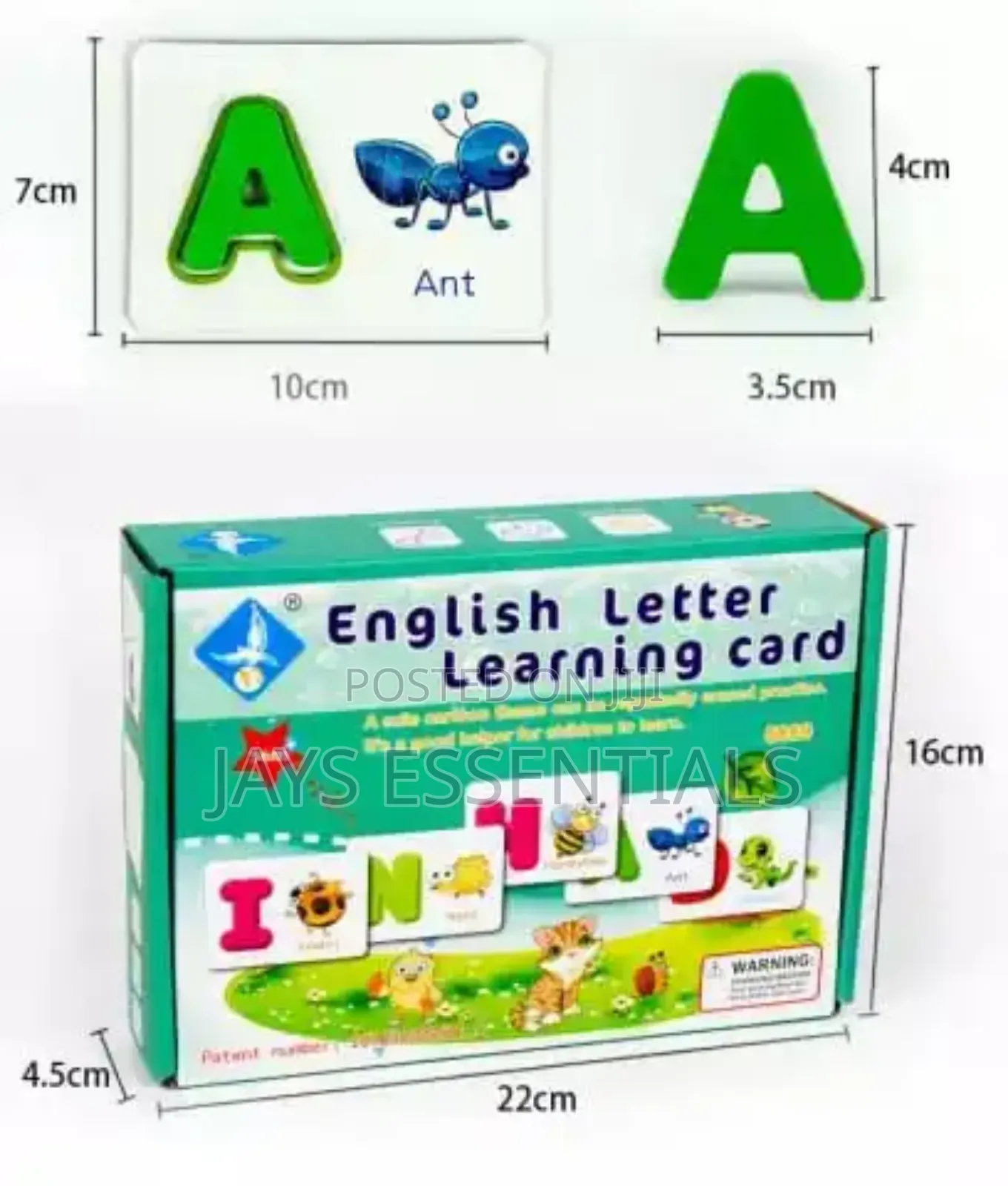 Montessori English Letter Learning Cards