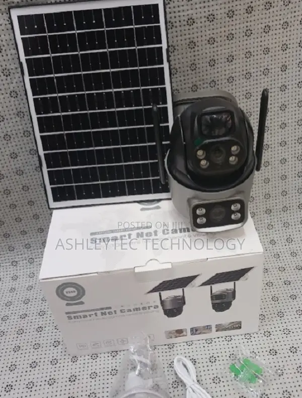 Wifi Dual Lens Solar PTZ Camera Outdoor