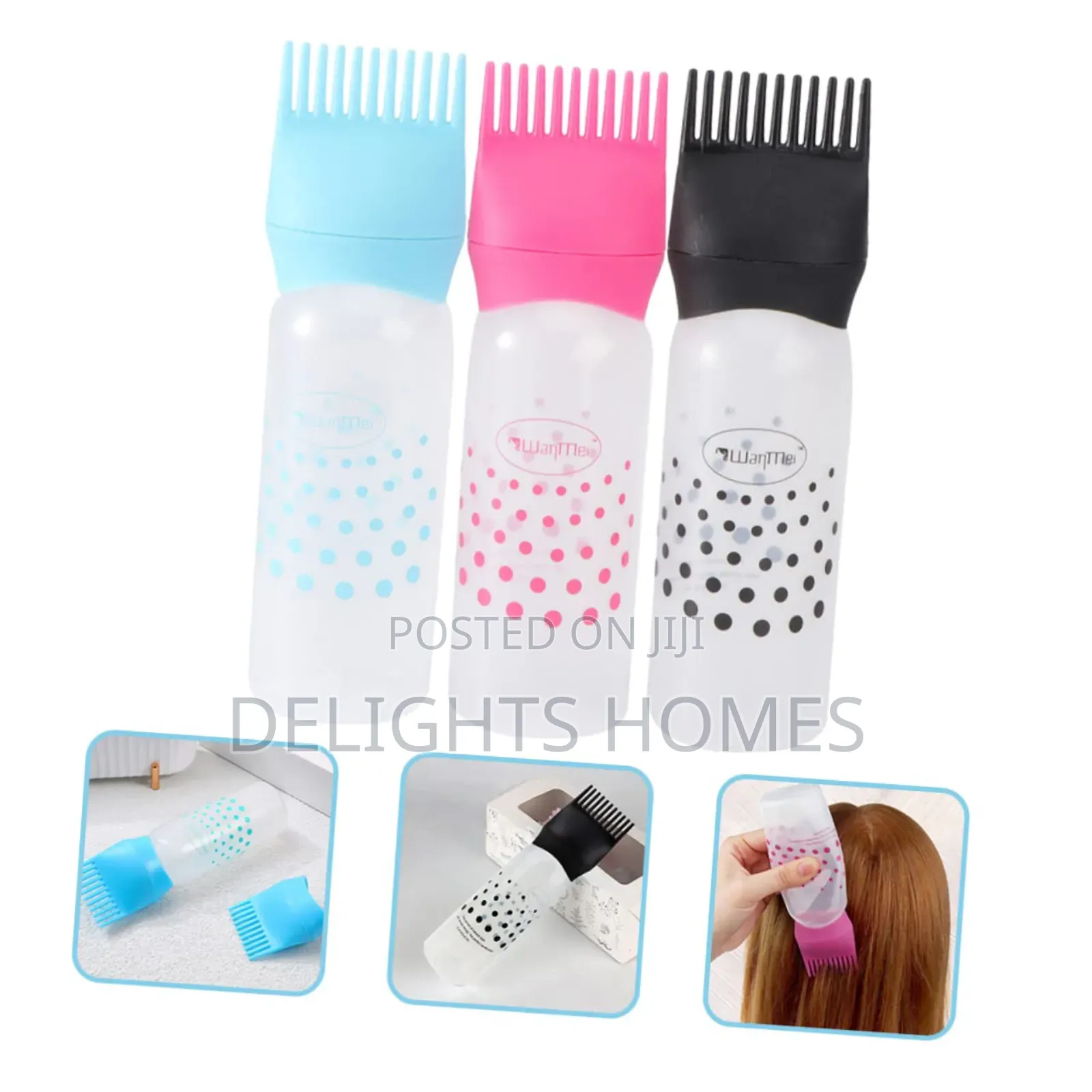 50oz Empty Hair Dye Applicator Brush Bottle