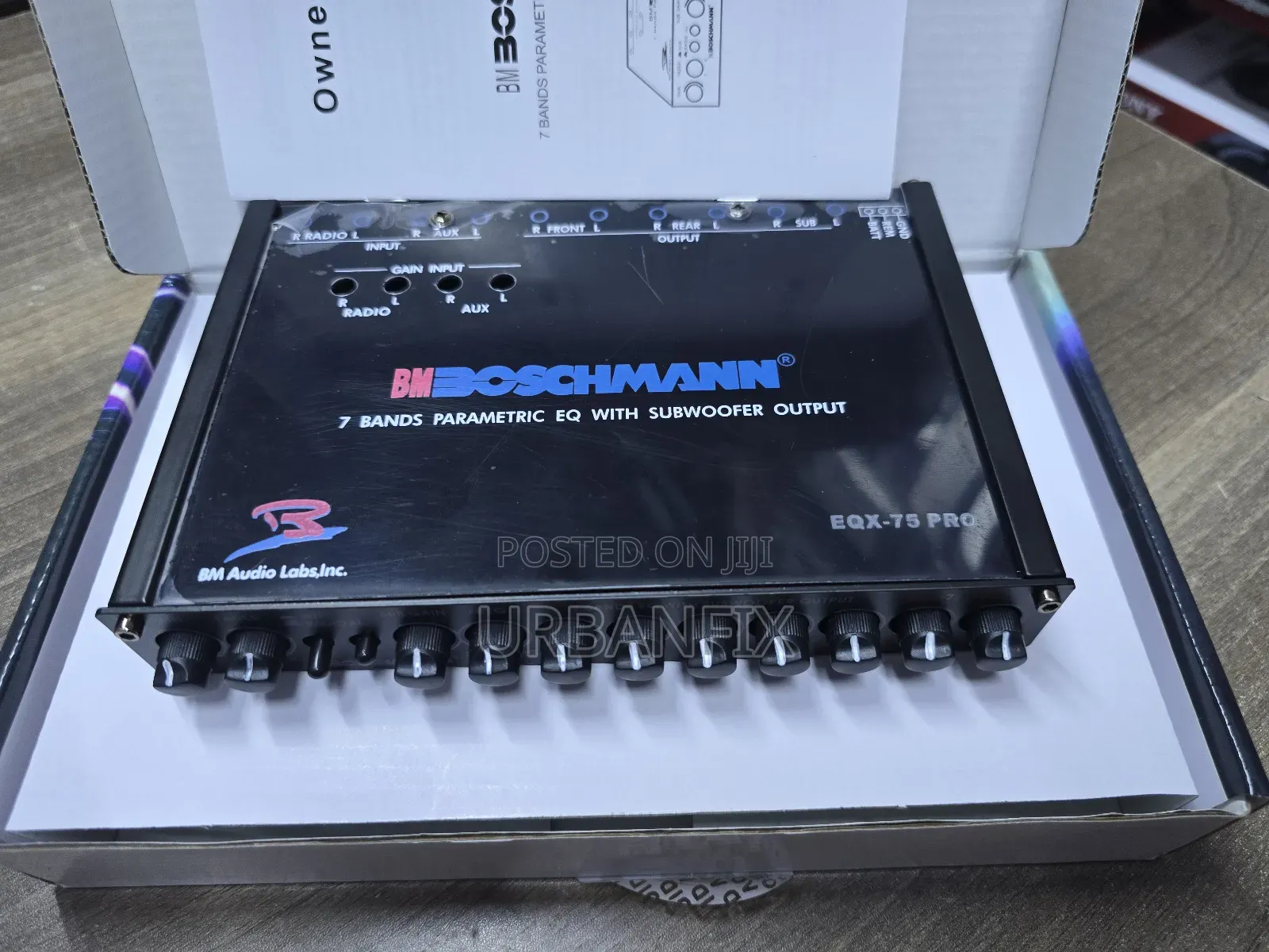 Brand New Boschmann 7 Band Equalizer With Subwoofer Output