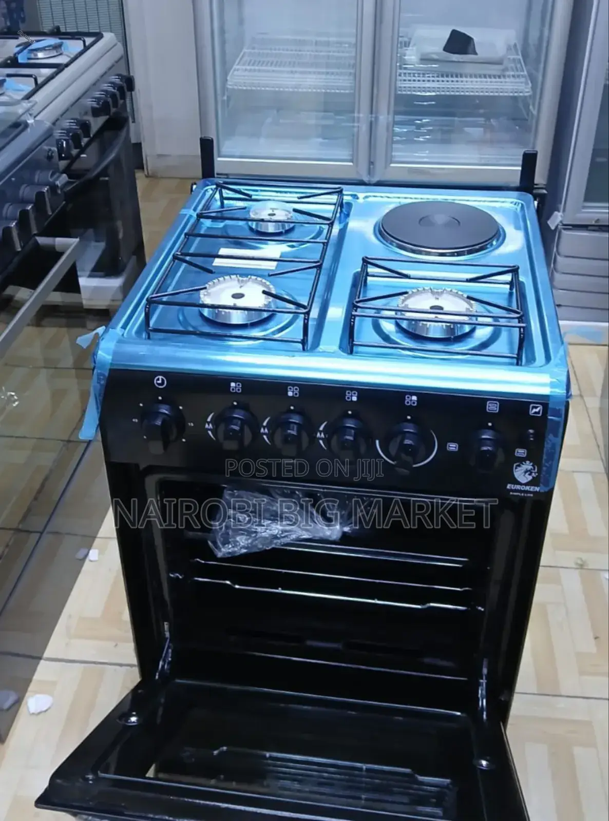 New Arrivals Euroken 50*55 3 Gas+1 Electric Hotplate