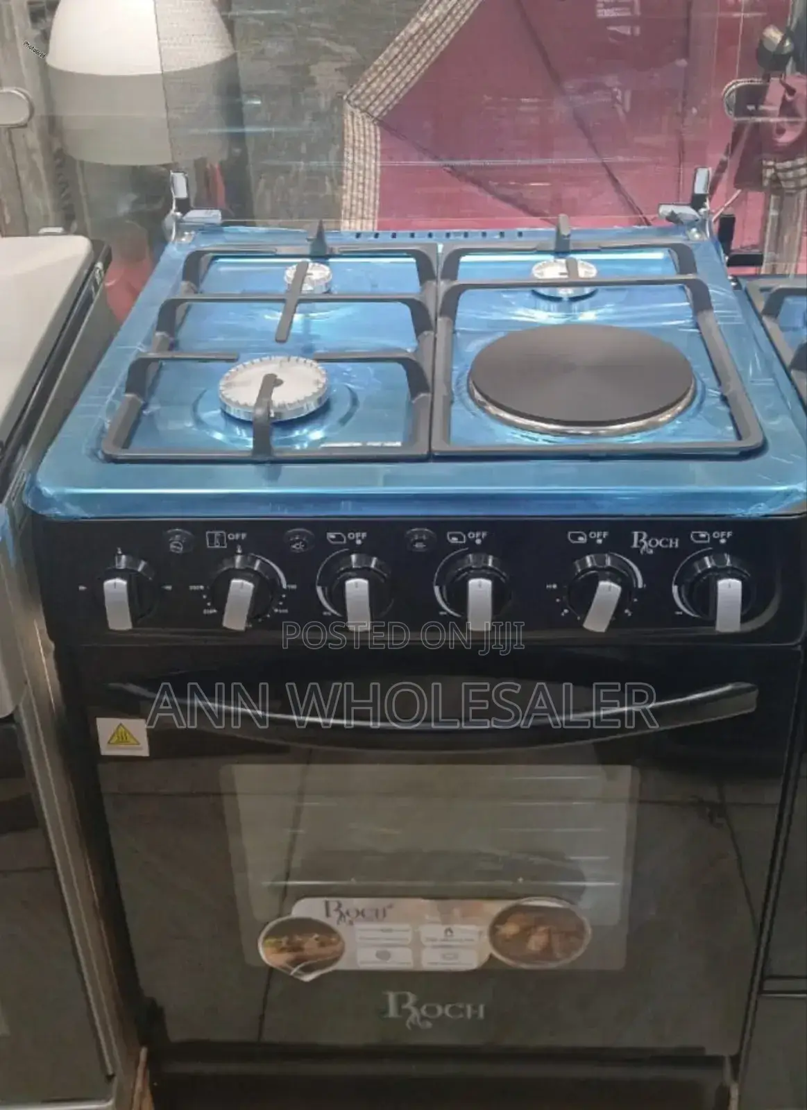 Roch 60*60 3 Gas+ 1 Hotplate Free Standing Cooker
