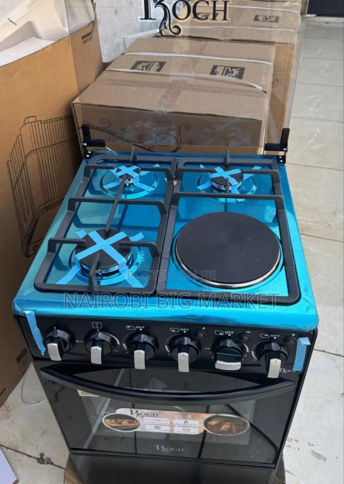 New Arrivals Roch 50 by 55 Cooker Black