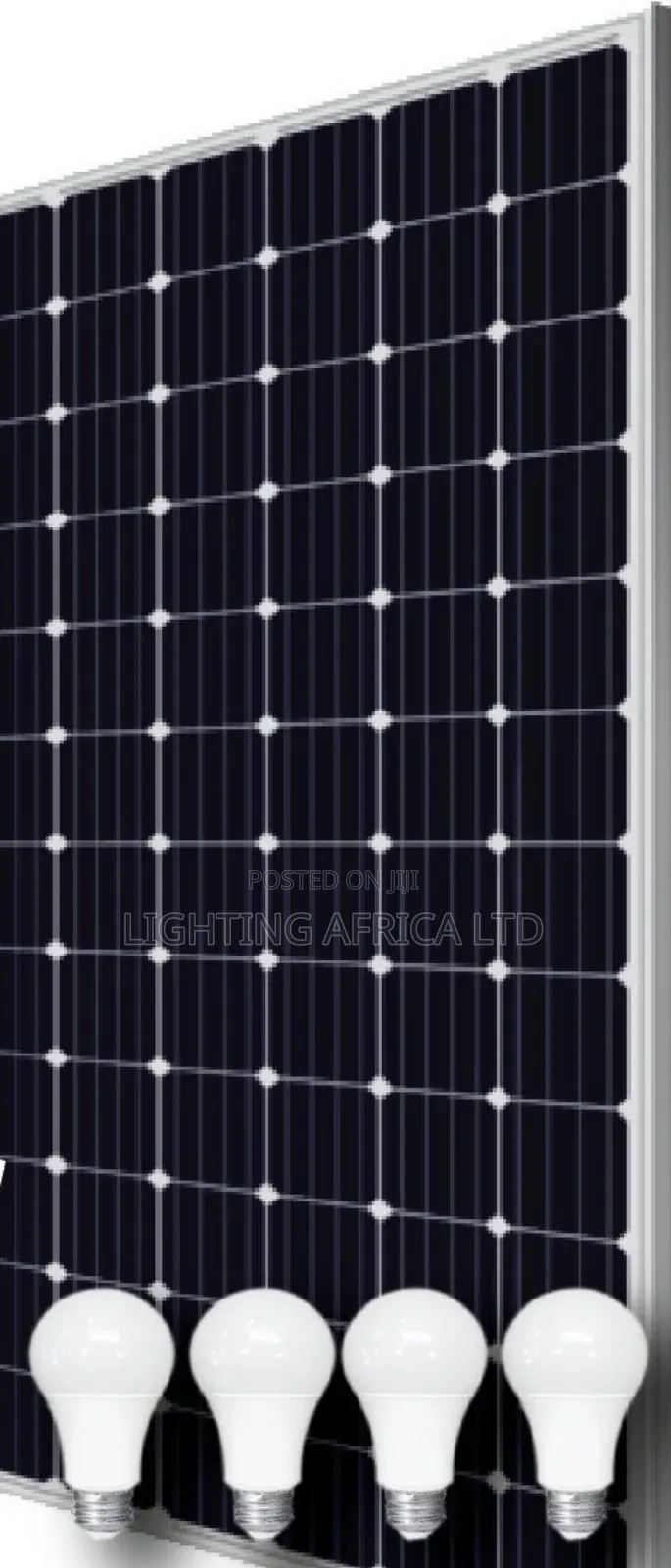 Holiday 100w Home Solar Kit Complete With 4 Free Solar Bulbs
