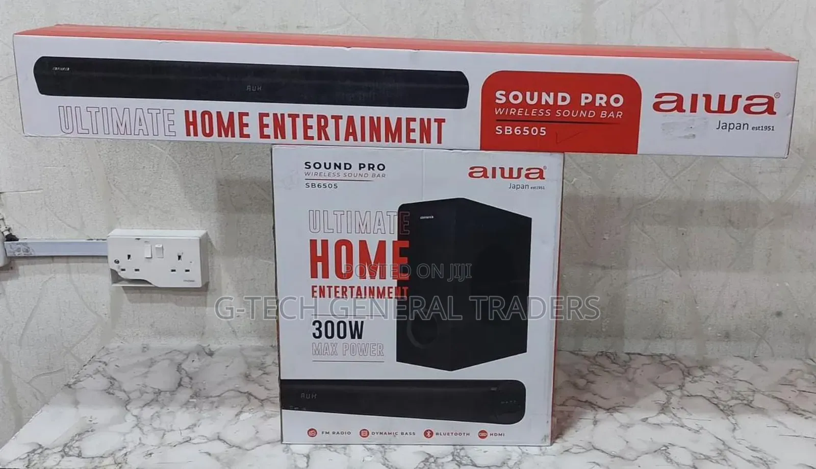 Aiwa Wireless Soundbar System 300w Sb6505