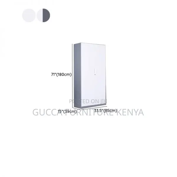 Office Cabinet:Two-Door Cabinet With Hydrophobic Durability