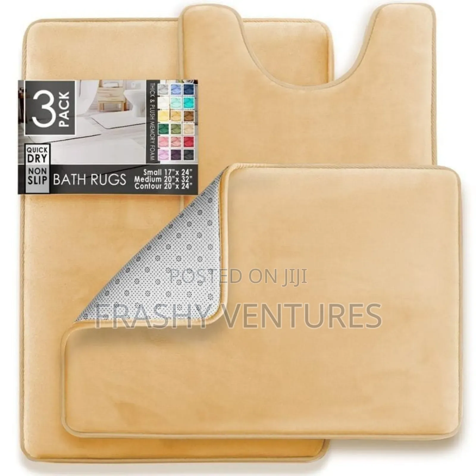 3 Pc's Bathroom Mat