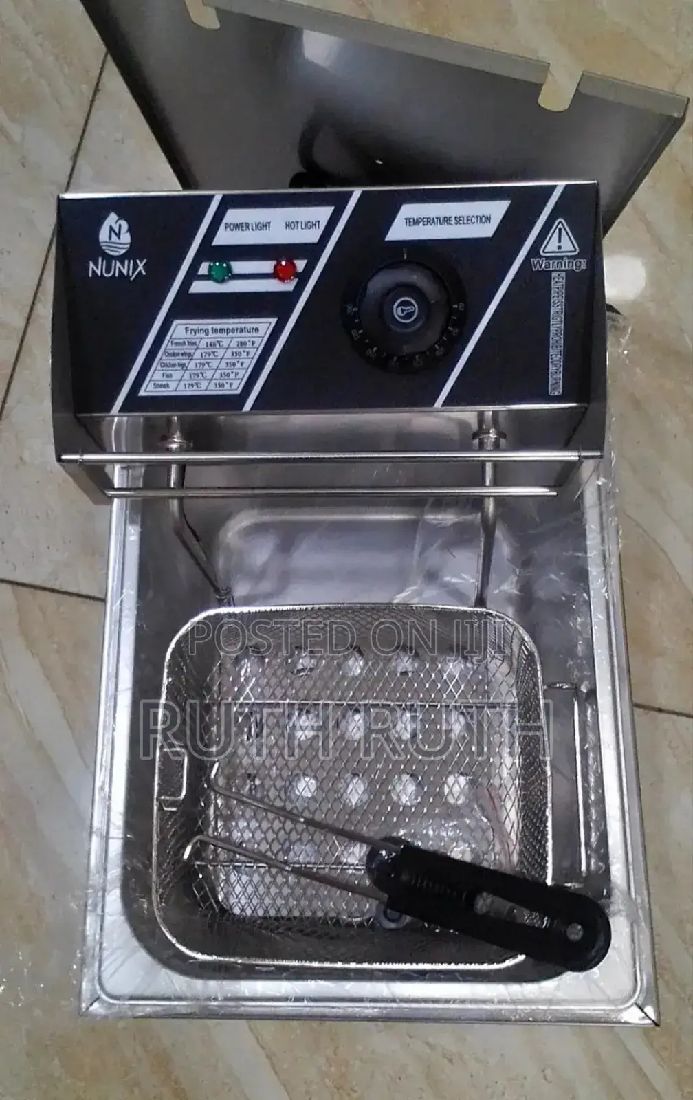 Nunix Single Deep Single Deep Fryer