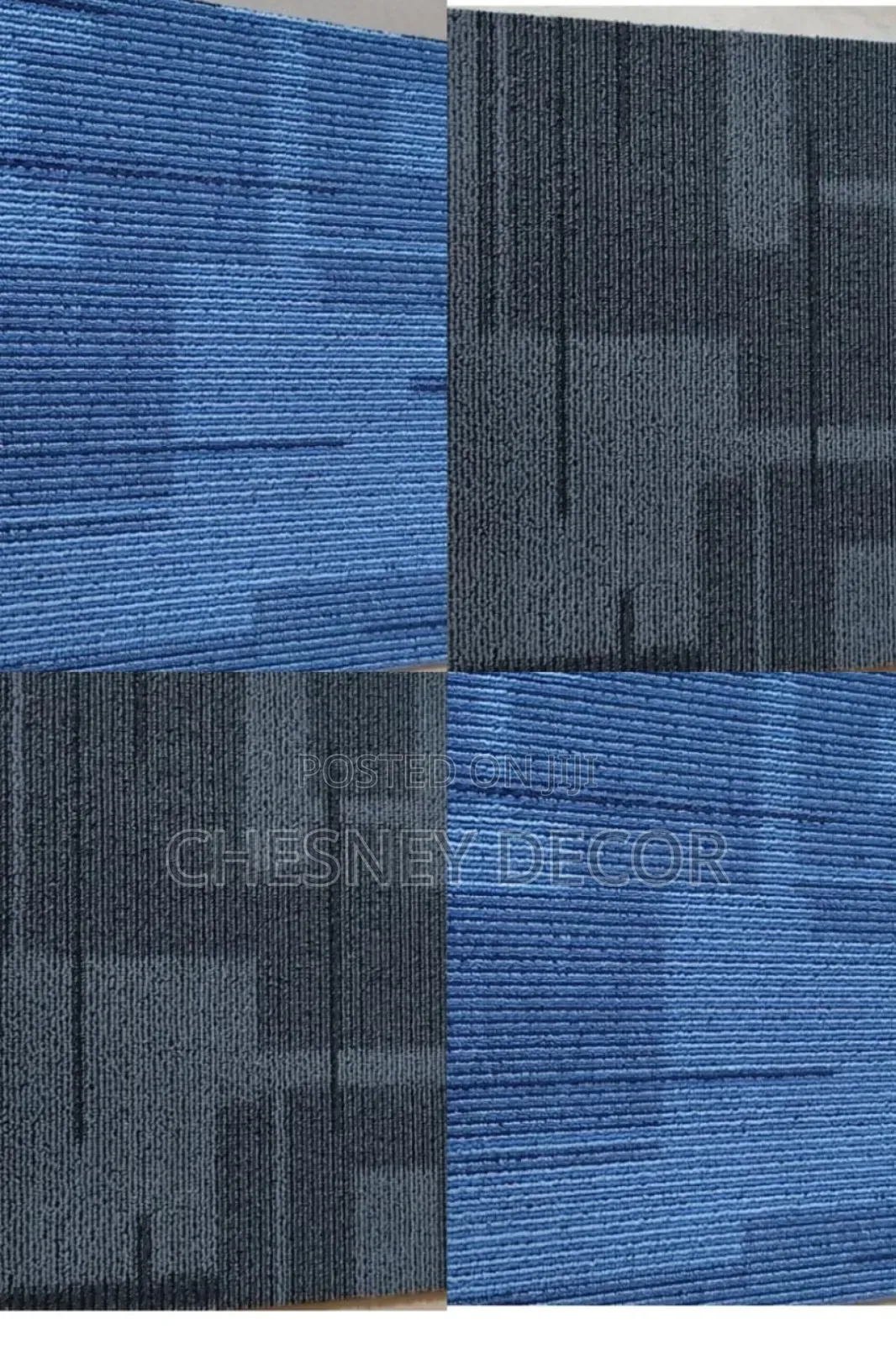 Grey/Blue 6mm Carpet Tiles