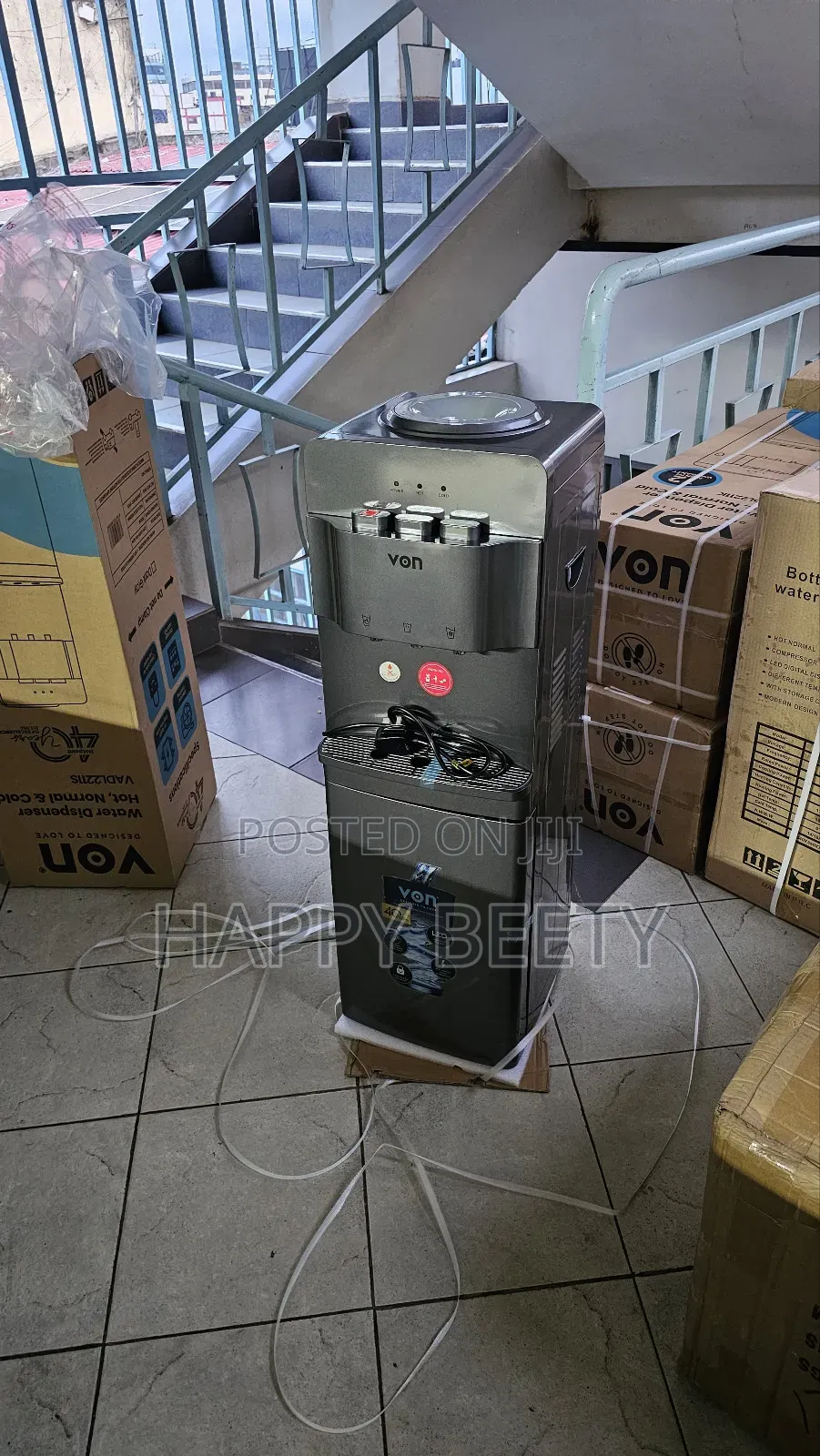 Von Vadl2211s Electric Cooling Water Dispenser - Silver