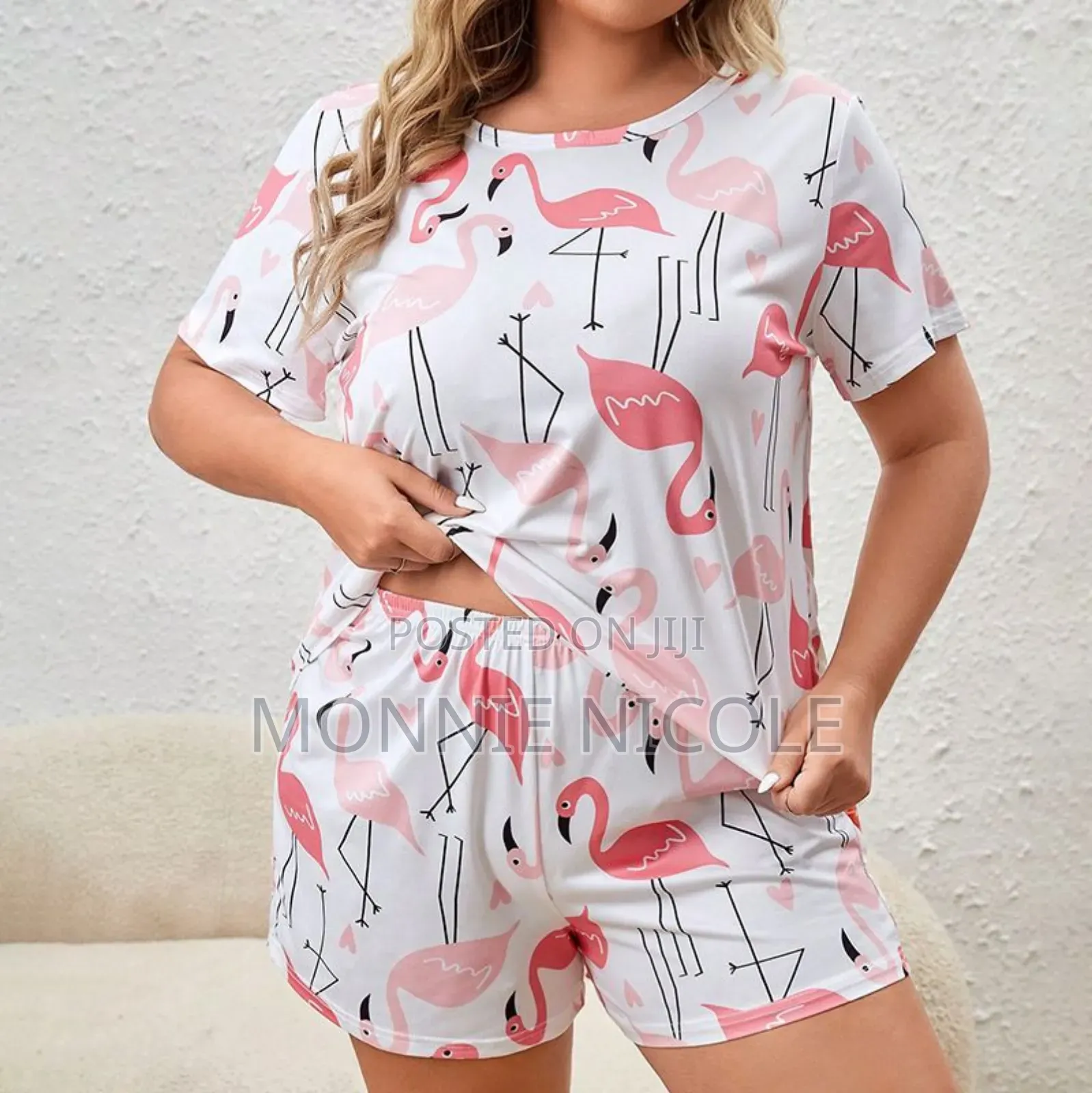 Plus Size Stylish Pajama Shorts