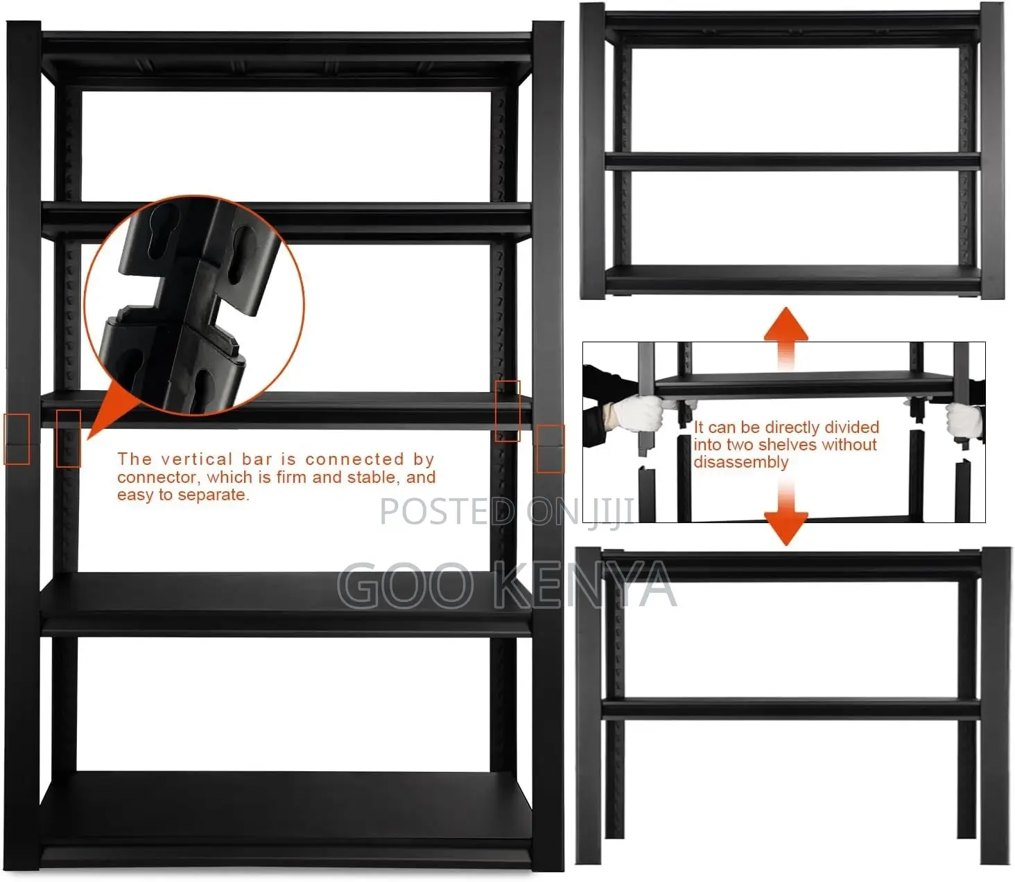 Office Cabinet Metallic Shelving Utility Rack