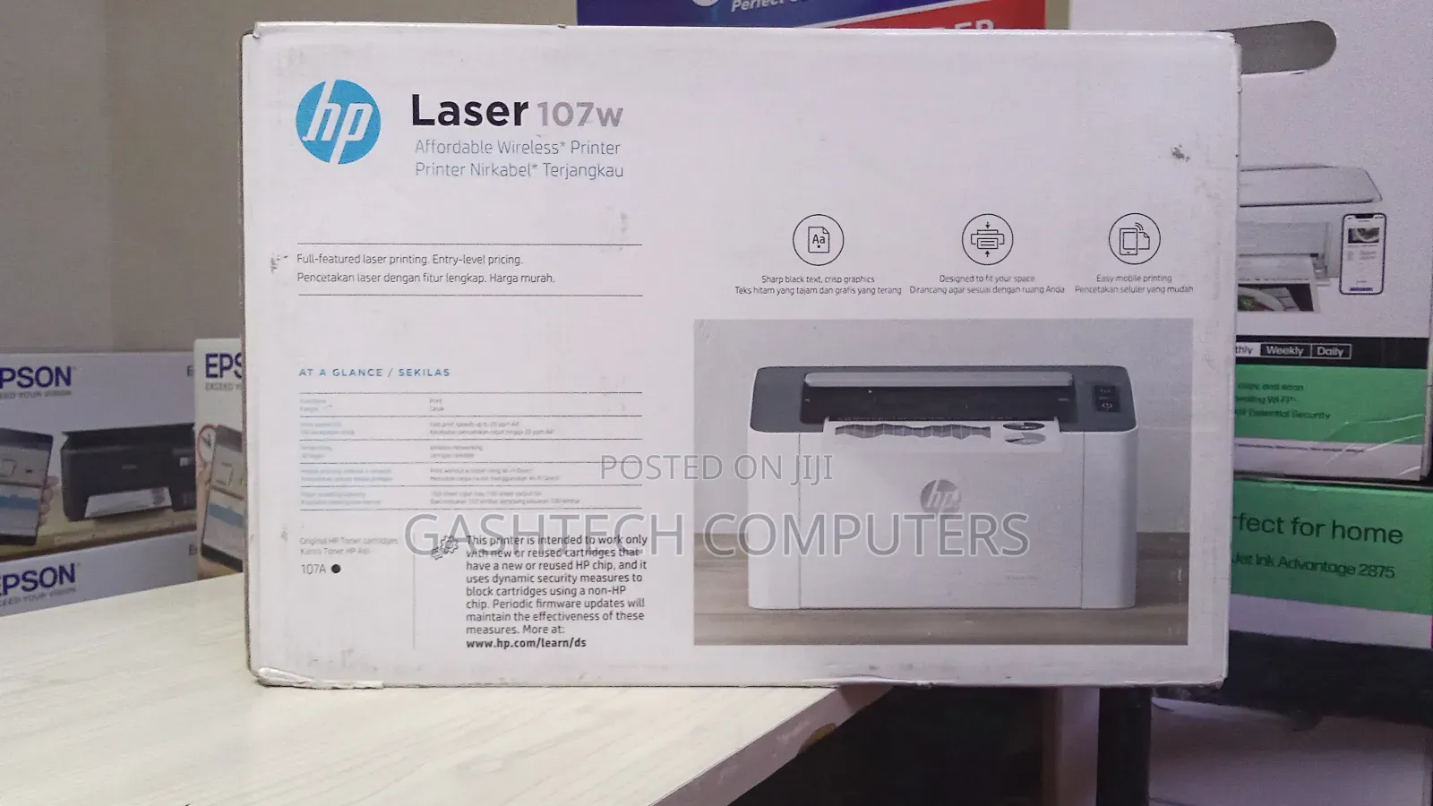 Brand New Hp 107w Wireless Printer