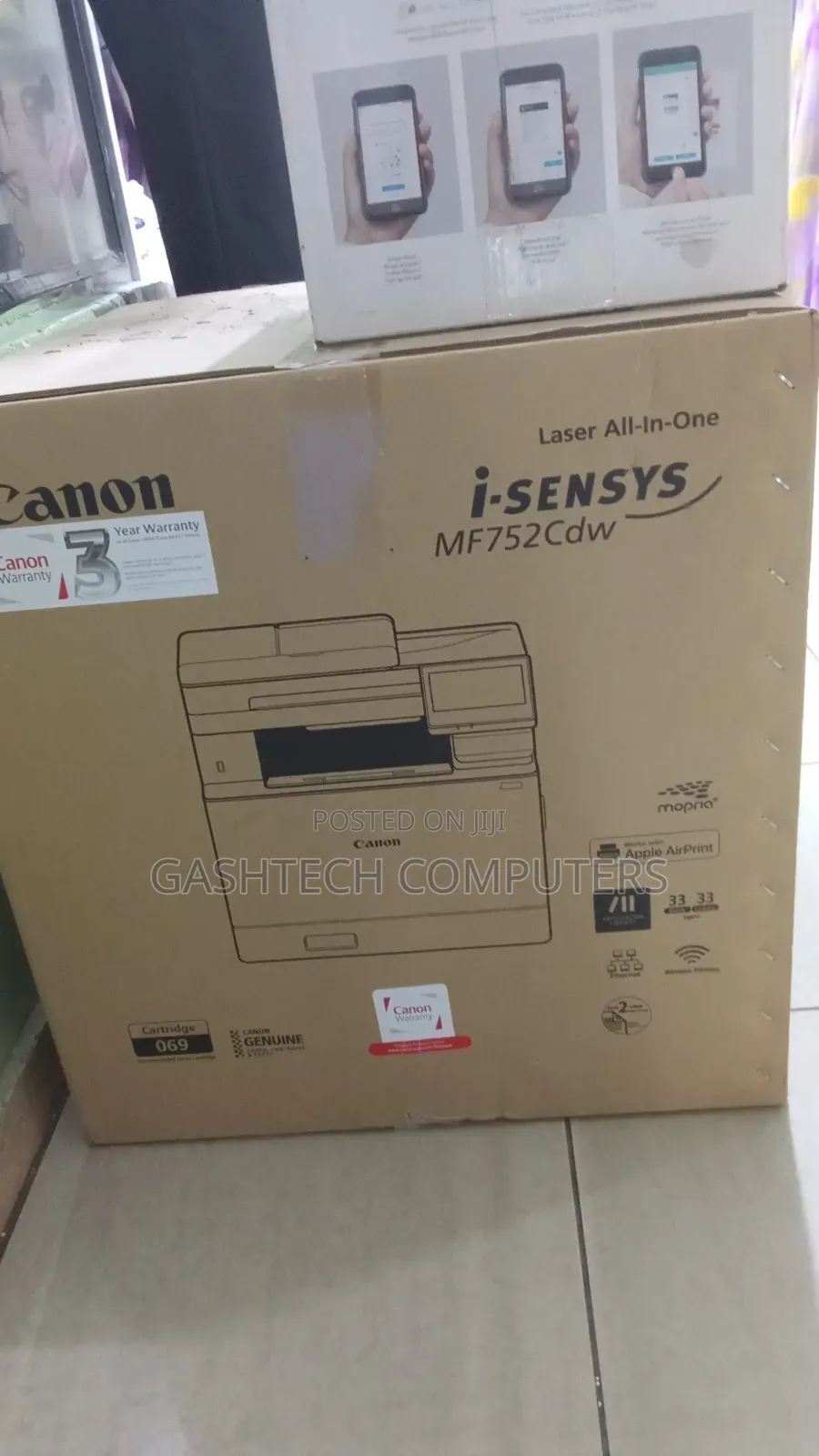 Canon I-sensys Laser 752 Cdw Printer, Print Copy And Scan